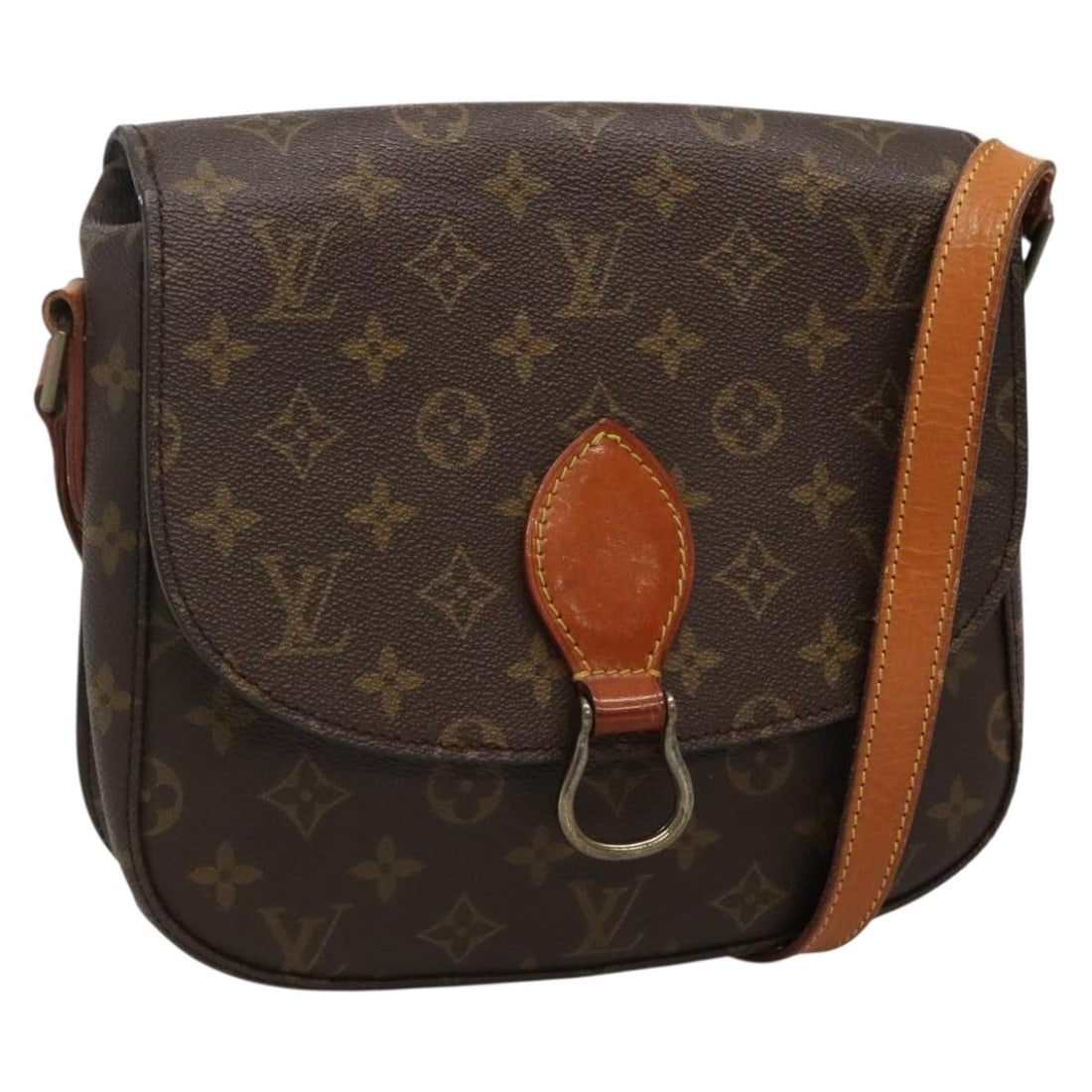 Louis Vuitton Saint Cloud GM Monogram Canvas Shoulder Bag M51242: Louis Vuitton Saint Cloud GM Monogram Canvas Shoulder Bag M51242 Louis Vuitton Monogram Saint Cloud GM shoulder bag in Monogram Canvas, made in France. This vintage women's shoulder bag features the c