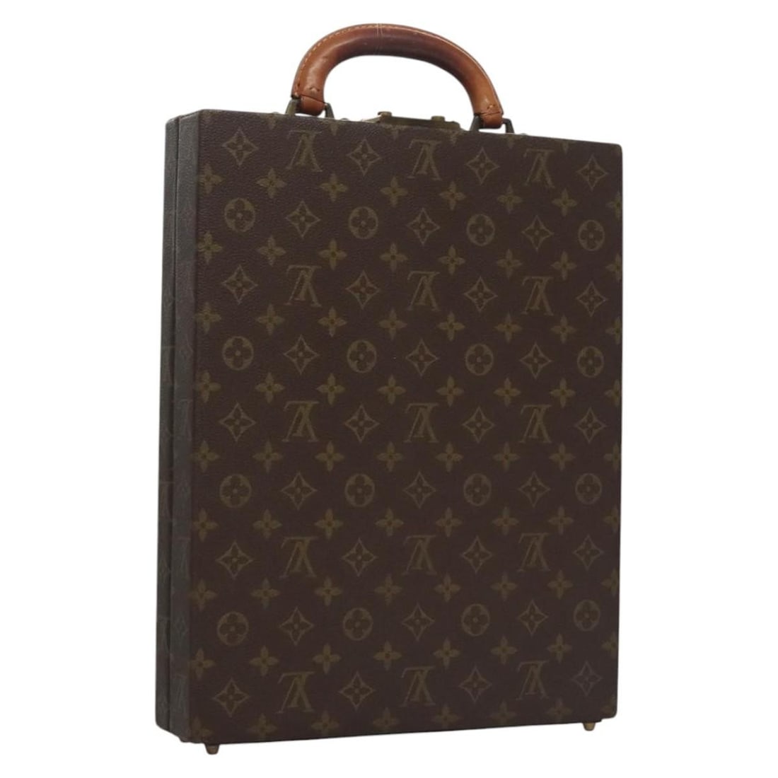 Louis Vuitton Monogram Canvas Attache Handbag for Women France: Louis Vuitton Monogram Canvas Attache Handbag for Women France This Louis Vuitton Monogram Attache case handbag features the brand's signature monogram canvas exterior. Designed for women, it is craft