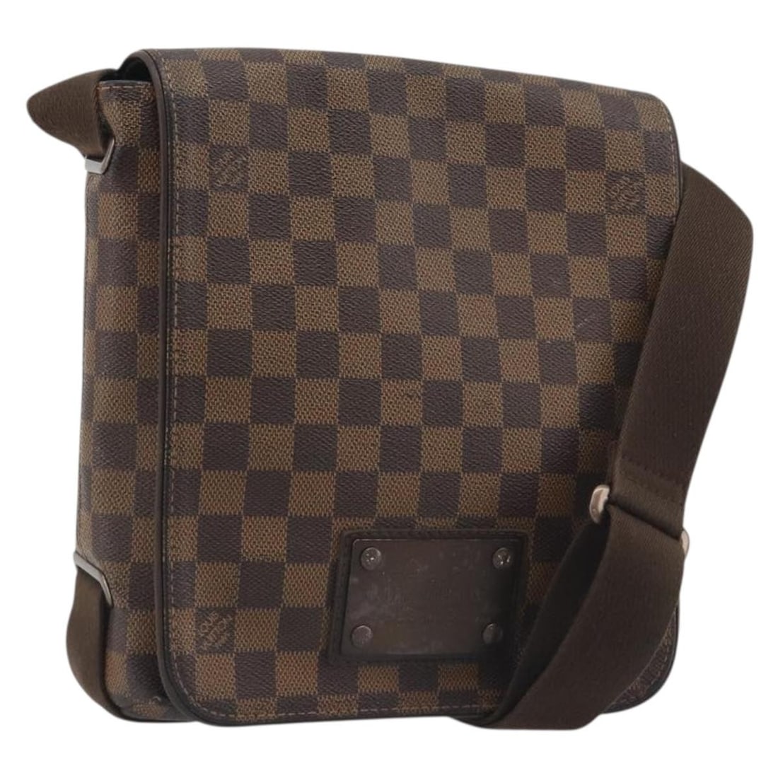 Louis Vuitton Brooklyn PM Damier Ebene Canvas Shoulder Bag N51210: Louis Vuitton Brooklyn PM Damier Ebene Canvas Shoulder Bag N51210 Louis Vuitton Brooklyn PM shoulder bag in Damier Ebene canvas. This women's bag is made in Spain and features an adjustable shoulder s