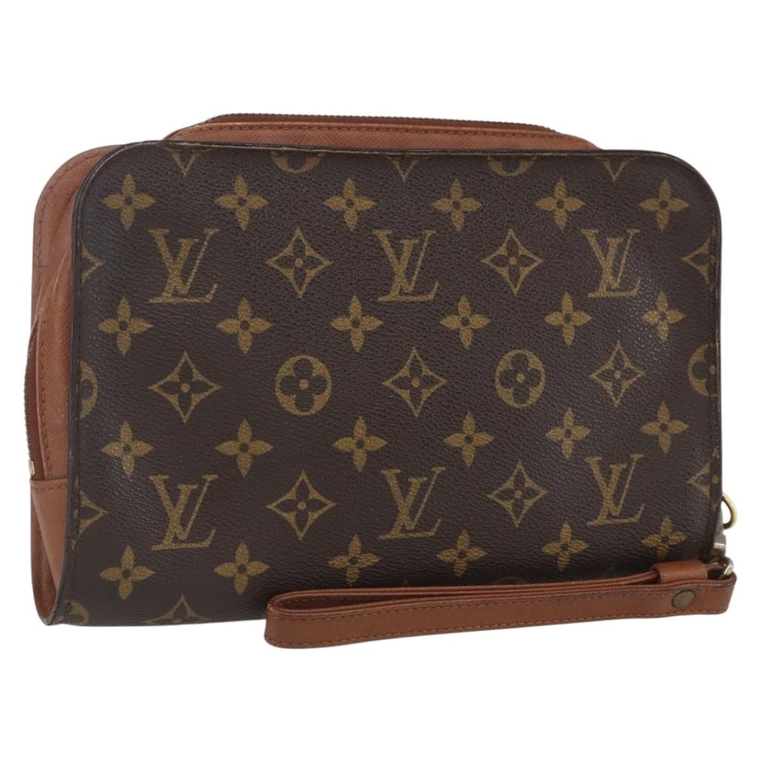 Louis Vuitton M51790 Orsay Monogram Canvas Clutch Bag: Louis Vuitton M51790 Orsay Monogram Canvas Clutch Bag Louis Vuitton Orsay clutch bag in Monogram canvas. This women's clutch is made in France and includes the bag only; item box and dust bag are not 