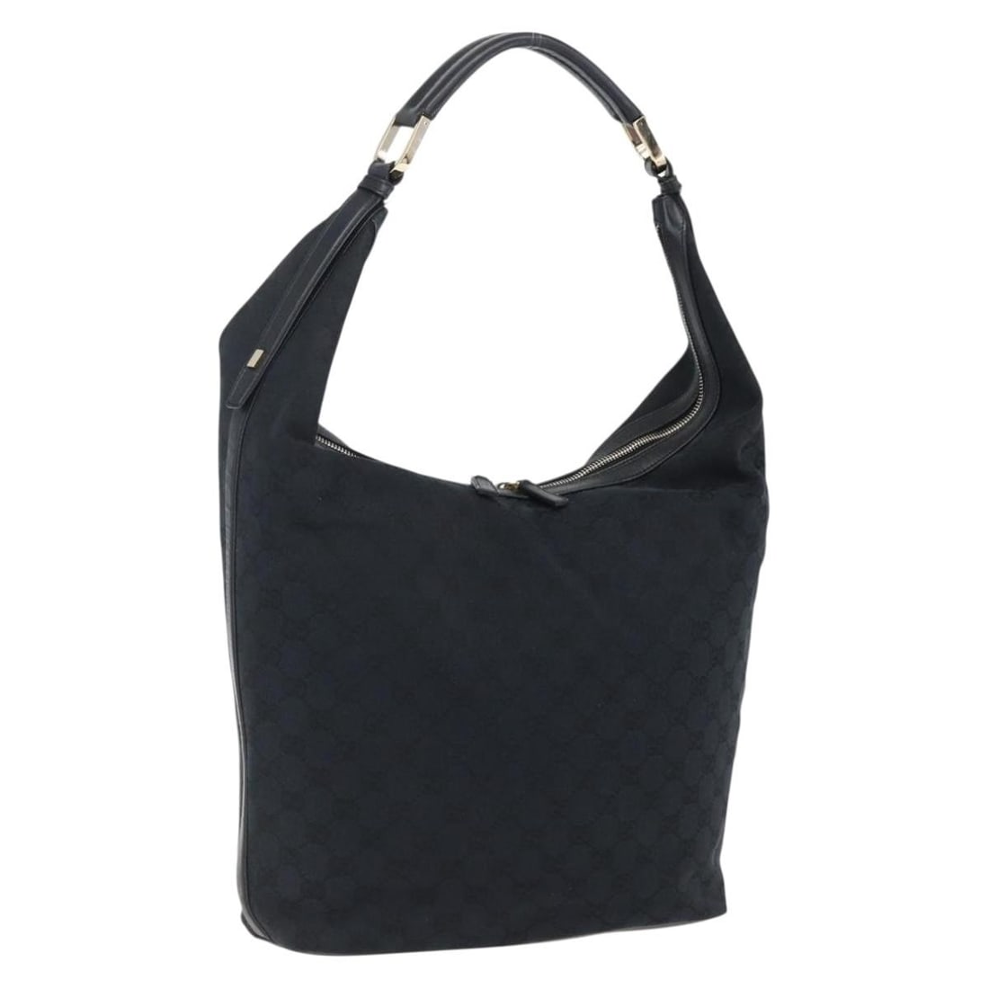 Gucci 001 42870 GG Canvas Shoulder Bag Black Gold: Gucci 001 42870 GG Canvas Shoulder Bag Black Gold Authentic Gucci shoulder bag in black and gold GG canvas. This women's bag features a classic shoulder silhouette and is made in Italy. Please note it