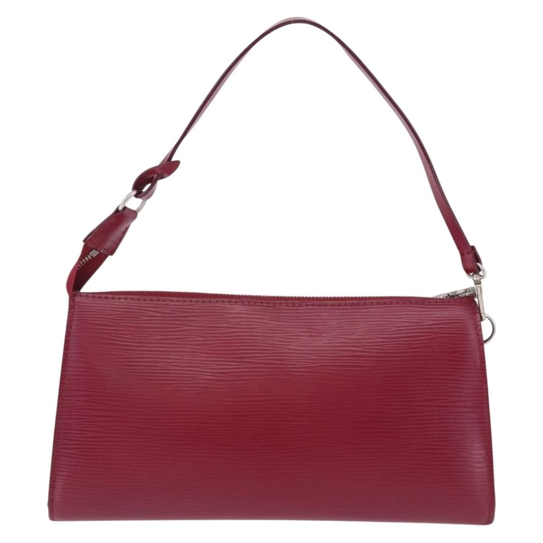 Louis Vuitton M40777 Epi Leather Accessory Pouch in Fuchsia: Louis Vuitton M40777 Epi Leather Accessory Pouch in Fuchsia Louis Vuitton Epi Pochette Accessoires pouch in fuchsia leather. This women's accessory pouch is made in France and is offered without the o
