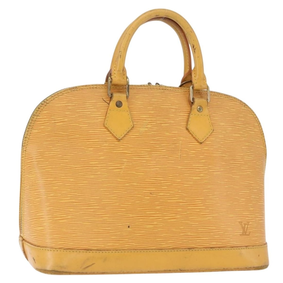 Louis Vuitton M52149 Alma Hand Bag Epi Leather Tassili Yellow: Louis Vuitton M52149 Alma Hand Bag Epi Leather Tassili Yellow Louis Vuitton Alma handbag in Tassili Yellow Epi leather. This women's handbag was made in France and includes only the bag shown; the ori