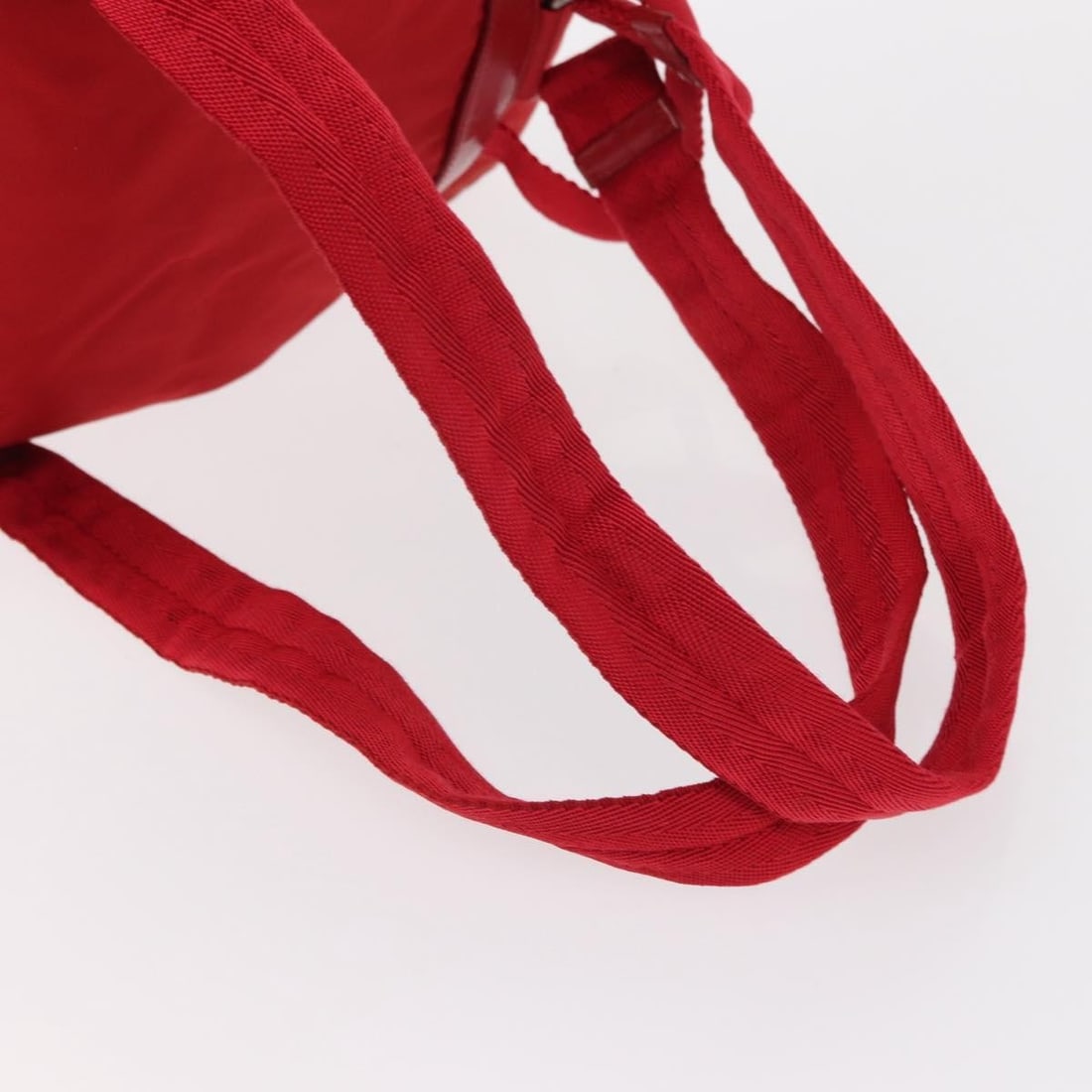 PRADA Red Silver Nylon Backpack Authentic AR13819 - 11