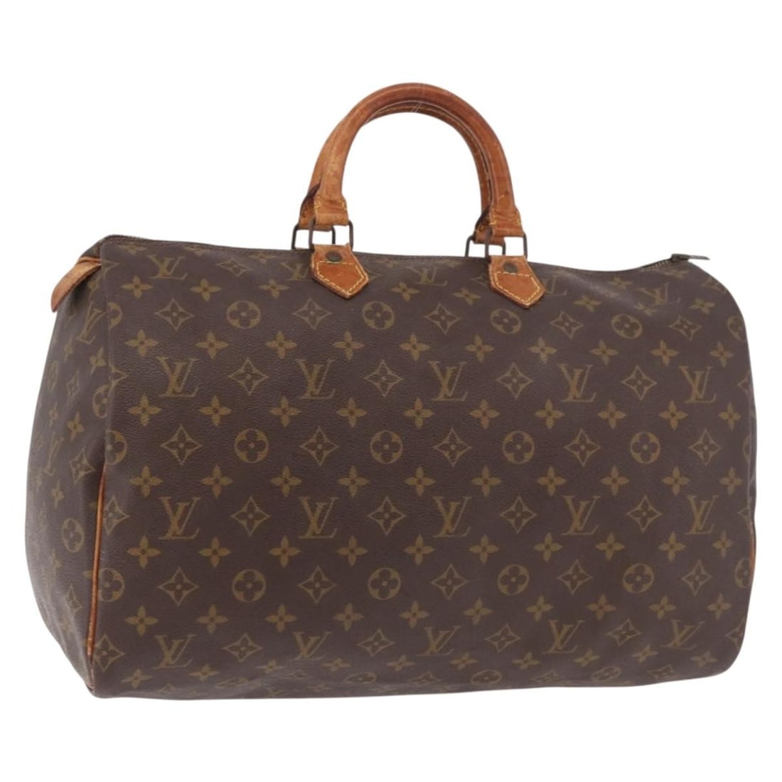 Louis Vuitton M41522 Speedy 40 Monogram Canvas Handbag: Louis Vuitton M41522 Speedy 40 Monogram Canvas Handbag Louis Vuitton Speedy 40 handbag in Monogram canvas, model M41522, made in France. This women's handbag is offered without the original box or dus