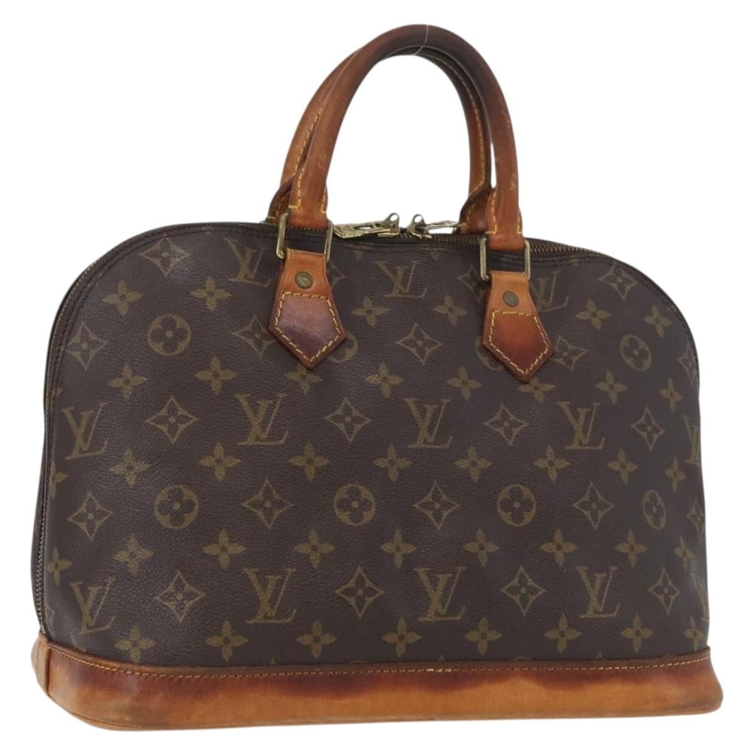 Louis Vuitton Alma M51130 Monogram Canvas Handbag France: Louis Vuitton Alma M51130 Monogram Canvas Handbag France Louis Vuitton Alma handbag in Monogram canvas, made in France. This women's handbag is offered as the item only; the box and dust bag are not i