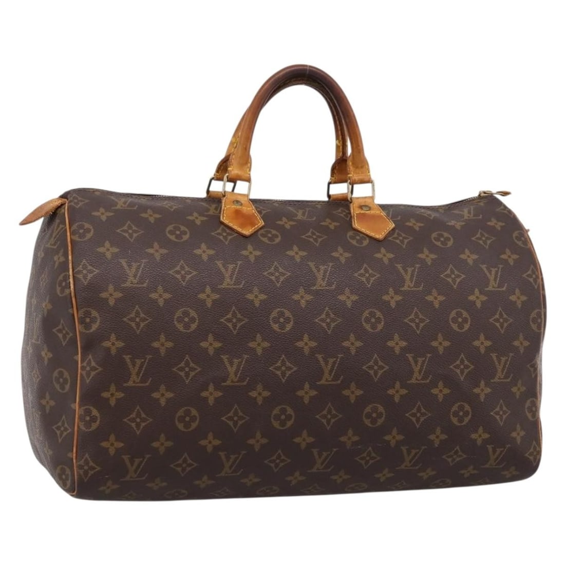 Louis Vuitton M41522 Speedy 40 Monogram Canvas Handbag: Louis Vuitton M41522 Speedy 40 Monogram Canvas Handbag Louis Vuitton Speedy 40 handbag in Monogram canvas. This women's handbag was made in the USA and is offered without the original box or dust bag;