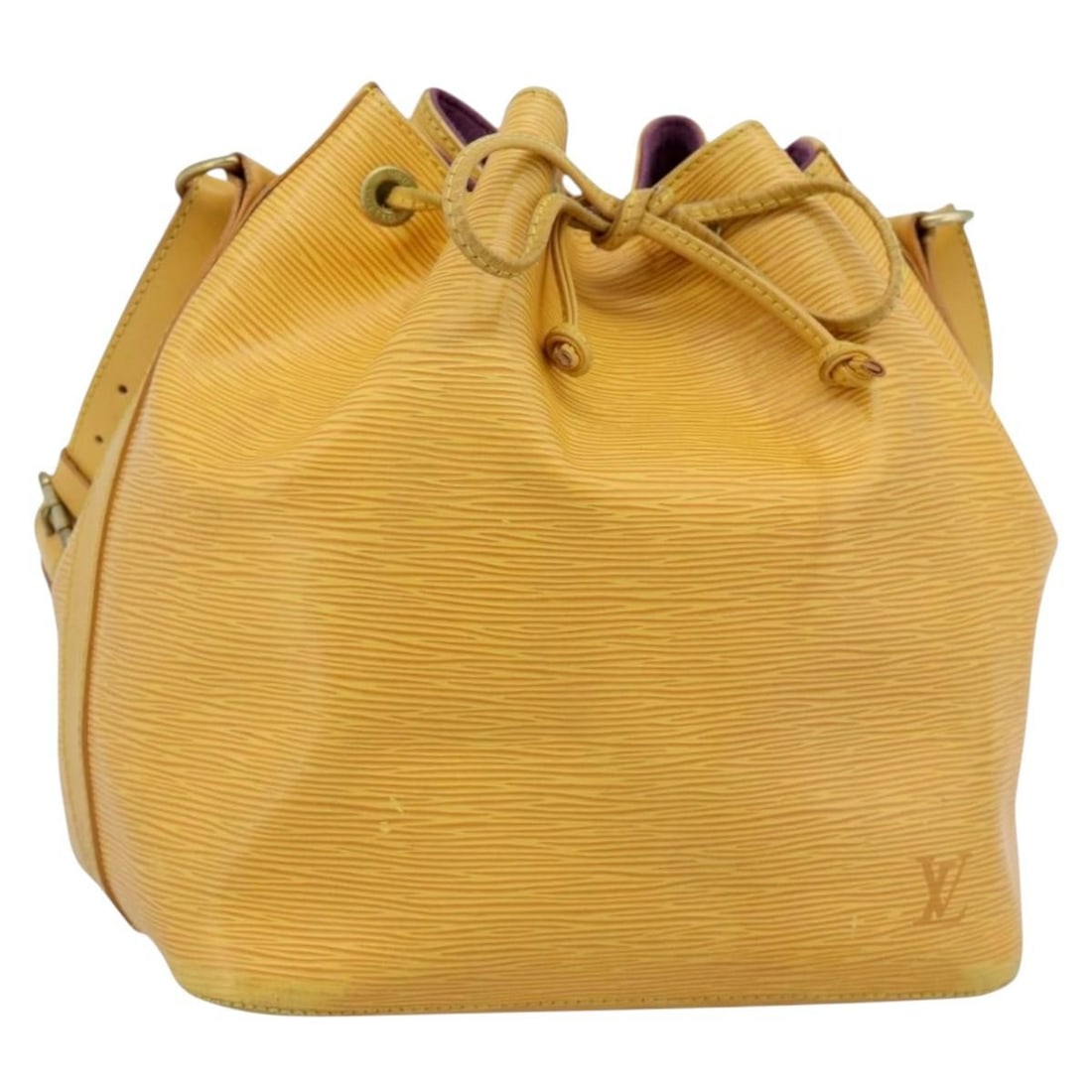 Louis Vuitton M44109 Petit Noe Epi Leather Shoulder Bag Tassili Yellow: Louis Vuitton M44109 Petit Noe Epi Leather Shoulder Bag Tassili Yellow Louis Vuitton Petit Noe shoulder bag in Tassili Yellow Epi leather. This women's bag is made in France and features the M44109 pr