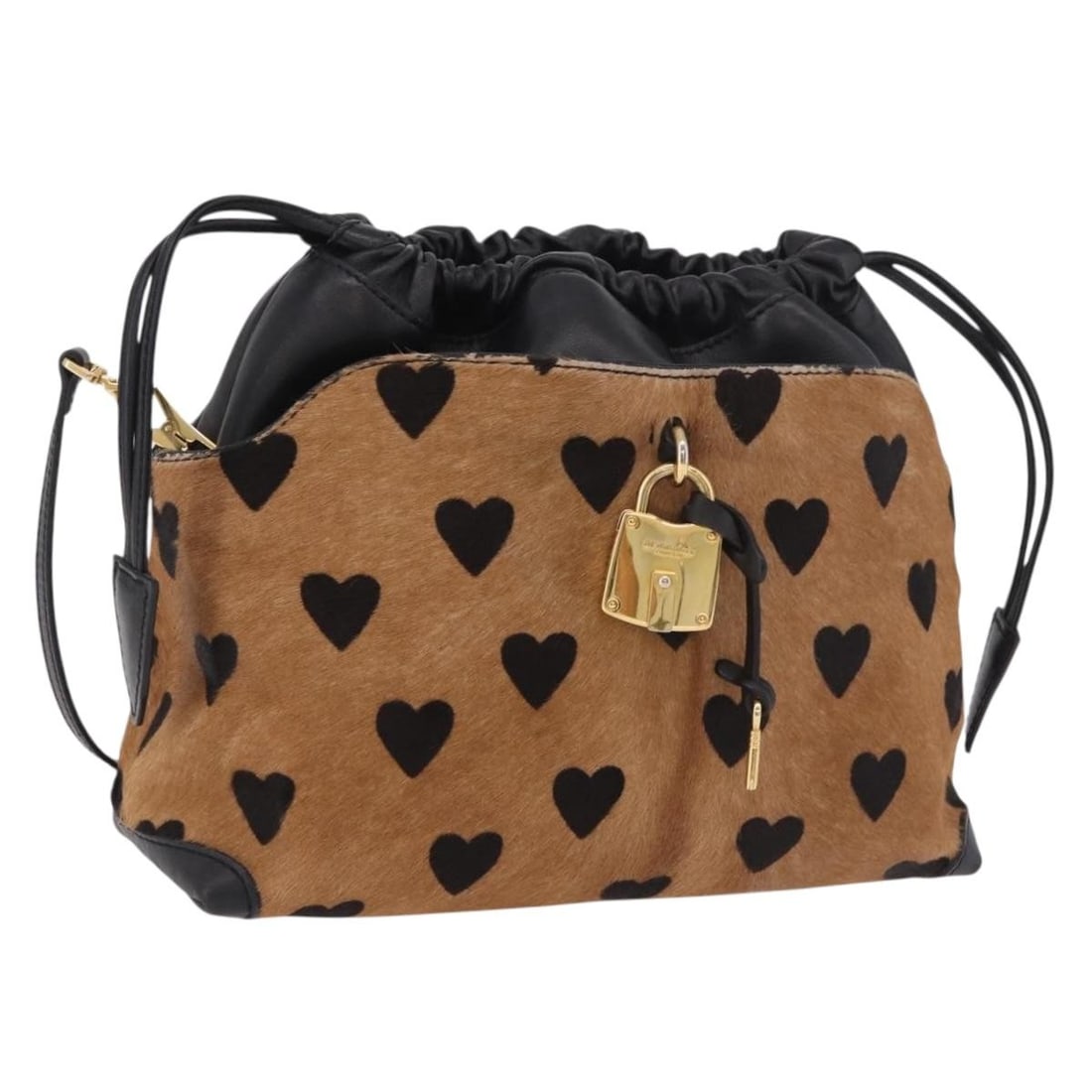 Burberry Brown Gold Unborn Calf Skin Shoulder Bag Made in Italy: Burberry Brown Gold Unborn Calf Skin Shoulder Bag Made in Italy Burberry shoulder bag in brown and gold-tone unborn calf skin, made in Italy. This women's bag includes an adjustable shoulder strap and