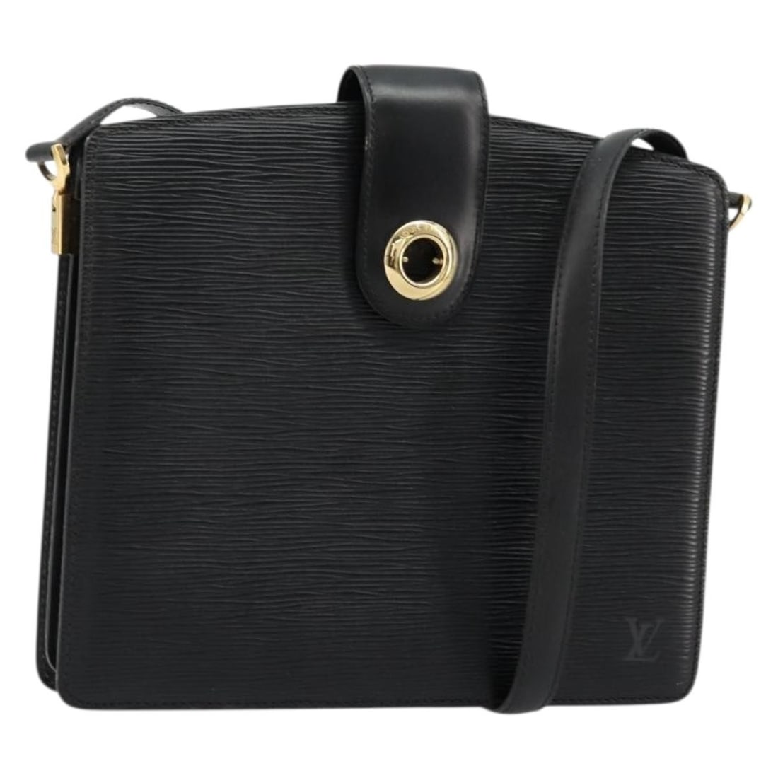 Louis Vuitton Capucines Epi Leather Black Shoulder Bag M52342: Louis Vuitton Capucines Epi Leather Black Shoulder Bag M52342 This Louis Vuitton Epi Capuchin shoulder bag features black Epi leather and is designed for women. The bag is made in France and includes 
