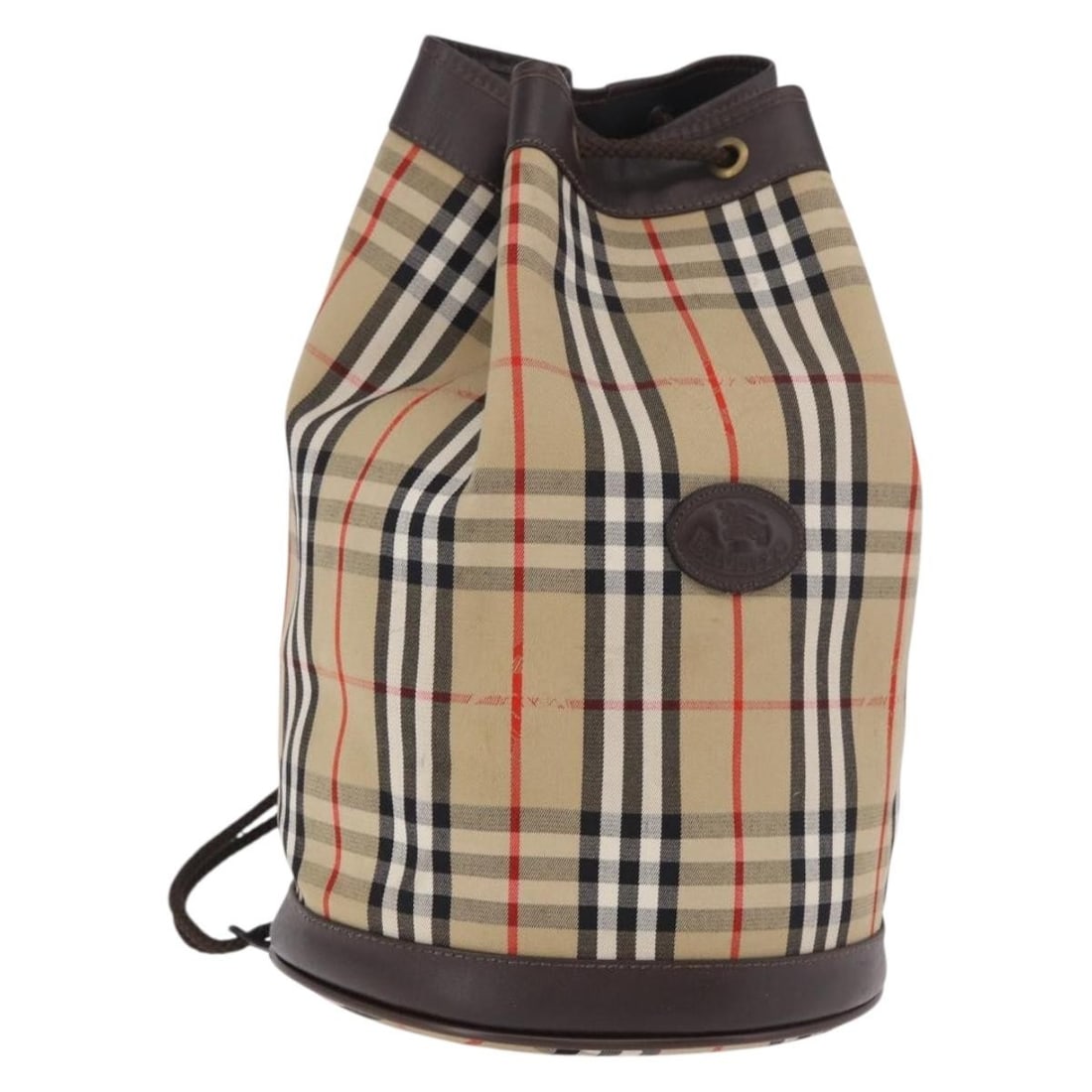 Burberrys Beige Canvas Shoulder Bag Nova Check: Burberrys Beige Canvas Shoulder Bag Nova Check Burberrys shoulder bag in beige canvas with a Nova Check design. It is a women's shoulder bag with an approximate size of 24 cm W x 37 cm H x 24 cm D and