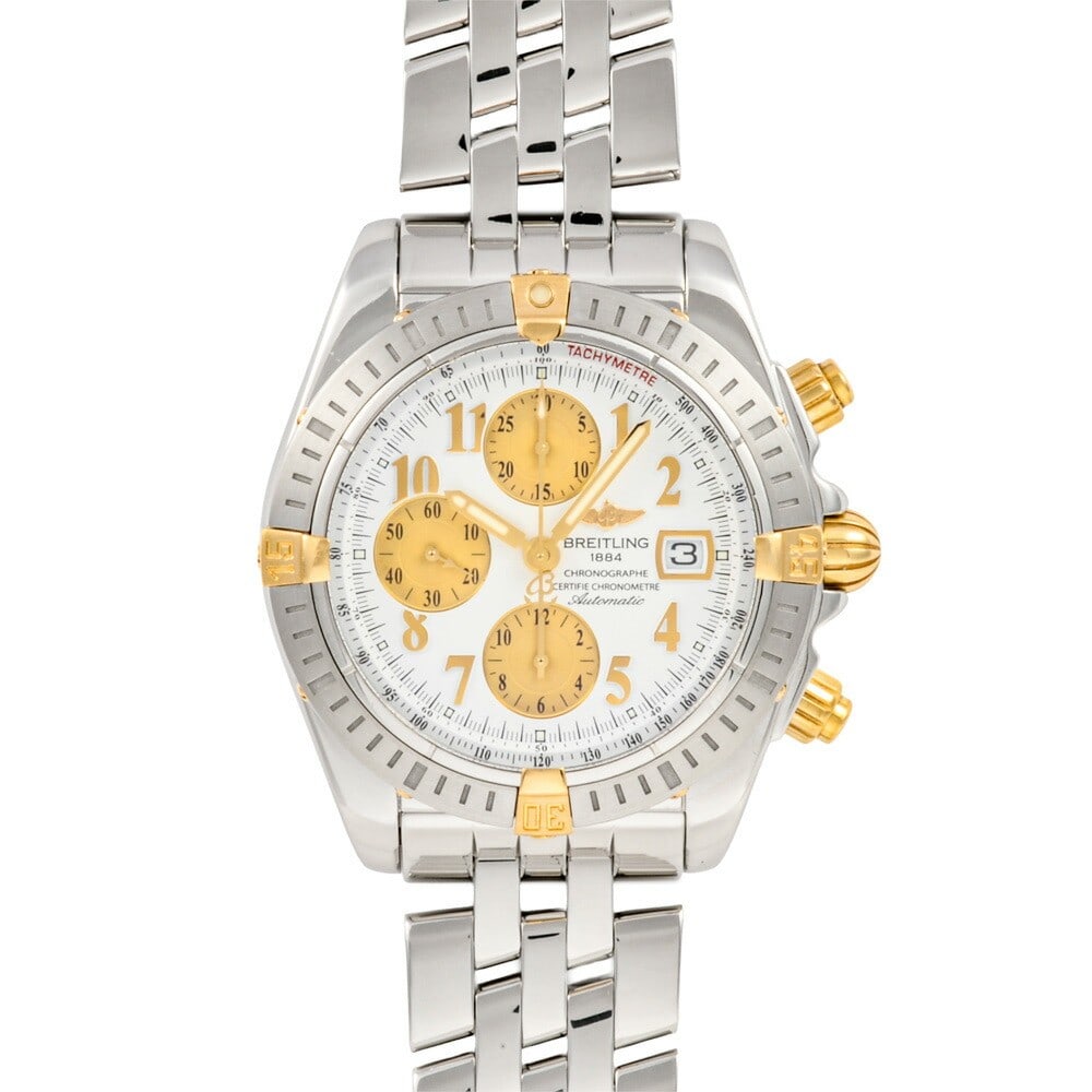 Breitling Chronomat Evolution B13356 two tone automatic chronograph watch (1 of 8)