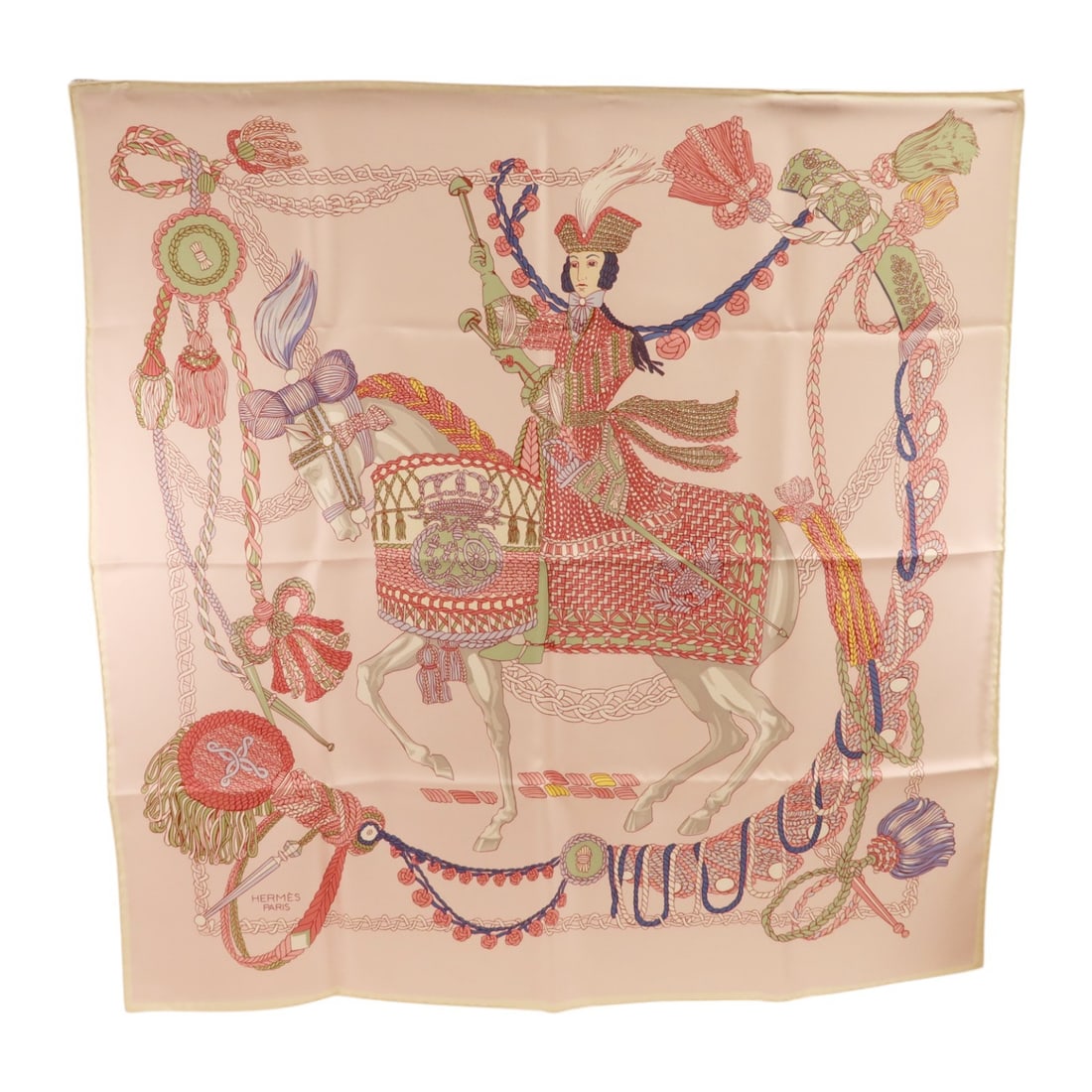 Hermes Silk Scarf 90x90 Pink Light Purple Multicolor: Hermes Silk Scarf 90x90 Pink Light Purple Multicolor Hermes 90x90 scarf in silk with a pink, light purple, and multicolor design. It is a women's regular-size scarf made in France and comes with a sto