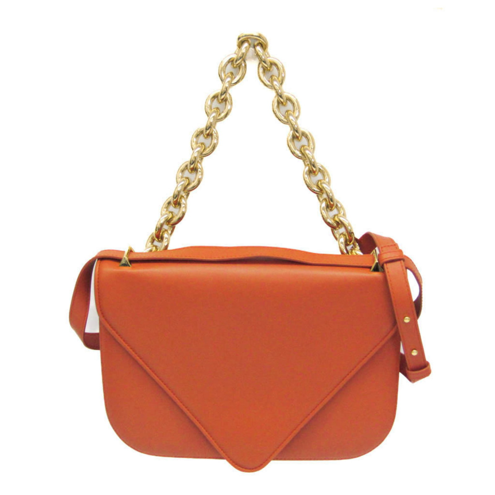 Bottega Veneta Mount Orange Leather Handbag (1 of 16)
