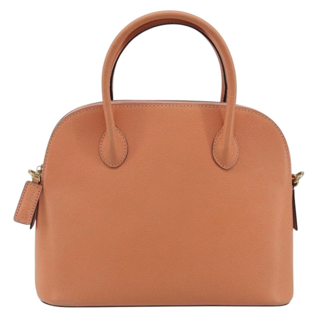 Celine Vintage Convertible Bowler Orange Leather Handbag: Celine Vintage Convertible Bowler Orange Leather Handbag Vintage Convertible Bowler bag in orange leather. This women's handbag is made in Italy and is presented in good condition, with light rubbing 