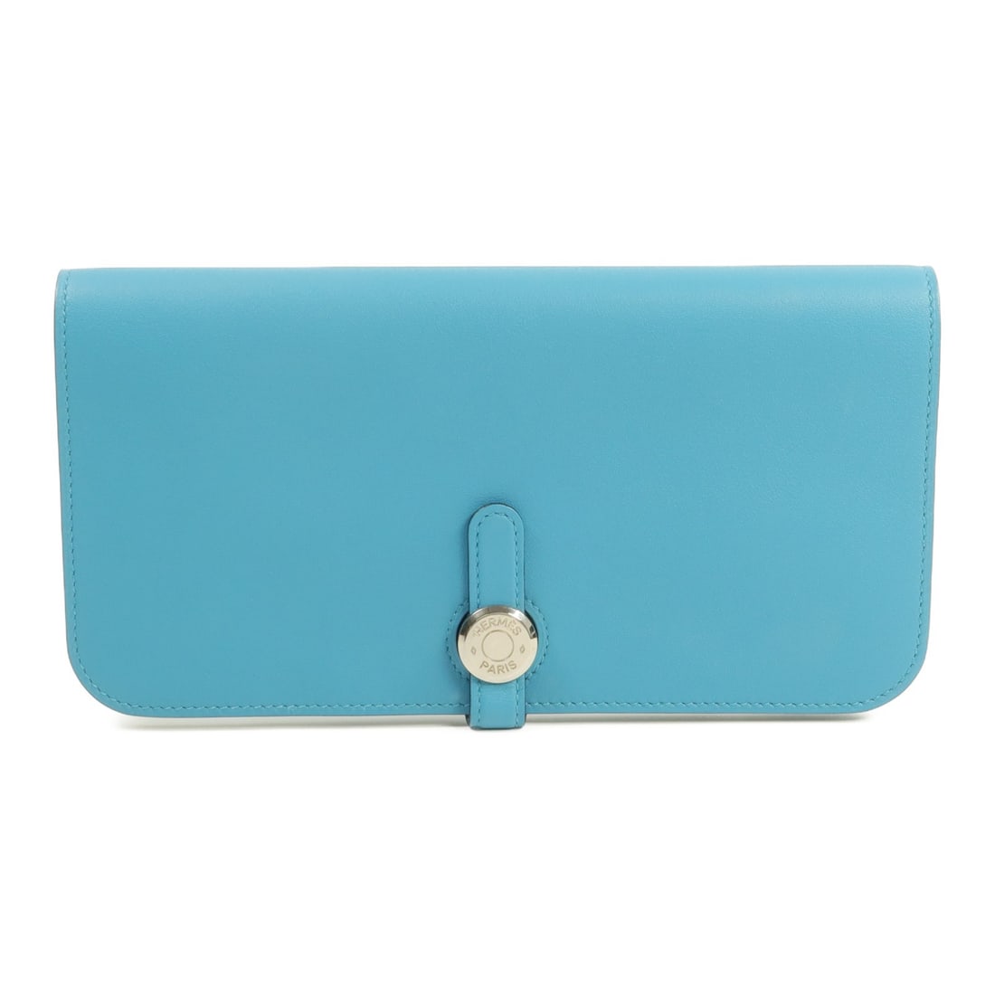 Hermes Dogon GM bifold wallet Veau Swift Bleu du Nord PHW (1 of 15)