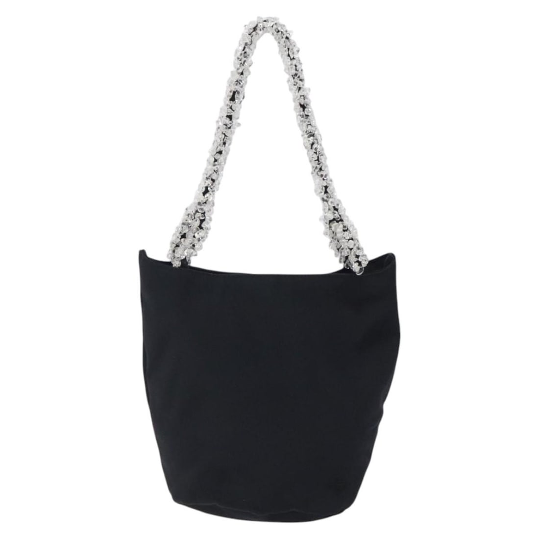 Bottega Veneta Vintage Black Nylon Bag: Bottega Veneta Vintage Black Nylon Bag Vintage Bottega Veneta female bag in black nylon, made in Italy. It measures 12 cm x 16 cm x 10 cm and is described as being in good vintage condition with hones