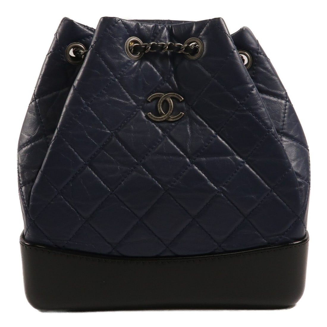 CHANEL Gabrielle A94485 blue calfskin backpack (1 of 14)