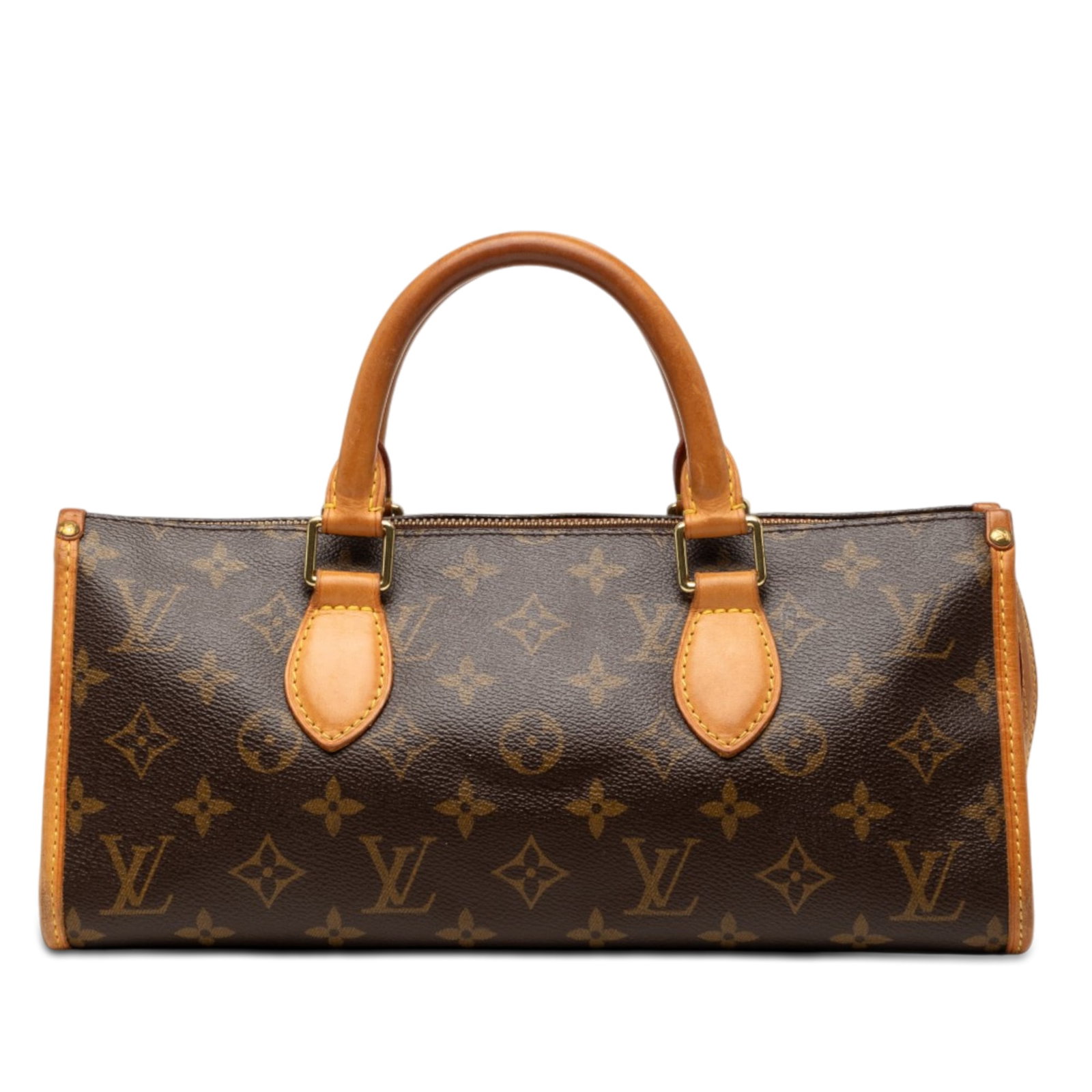Louis Vuitton Popincourt Monogram Canvas Handbag Brown: Louis Vuitton Popincourt Monogram Canvas Handbag Brown Louis Vuitton Monogram Popincourt handbag crafted with a monogram canvas body and vachetta leather trim. It features rolled vachetta leather hand