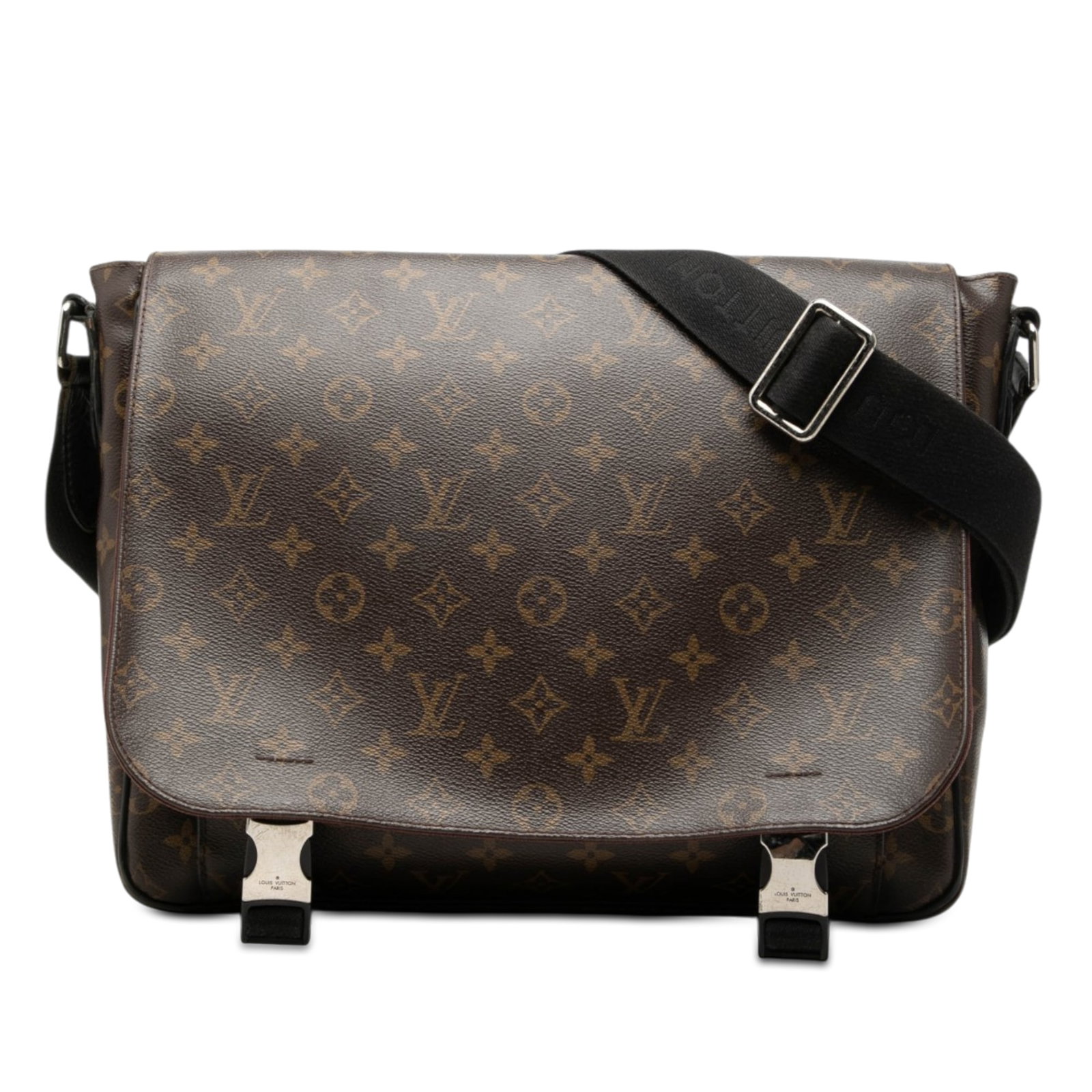 Louis Vuitton Clarence Monogram Macassar Messenger Bag Brown: Louis Vuitton Clarence Monogram Macassar Messenger Bag Brown Louis Vuitton Monogram Macassar Clarence bag crafted with a monogram canvas body and leather trim. It features an adjustable flat canvas st