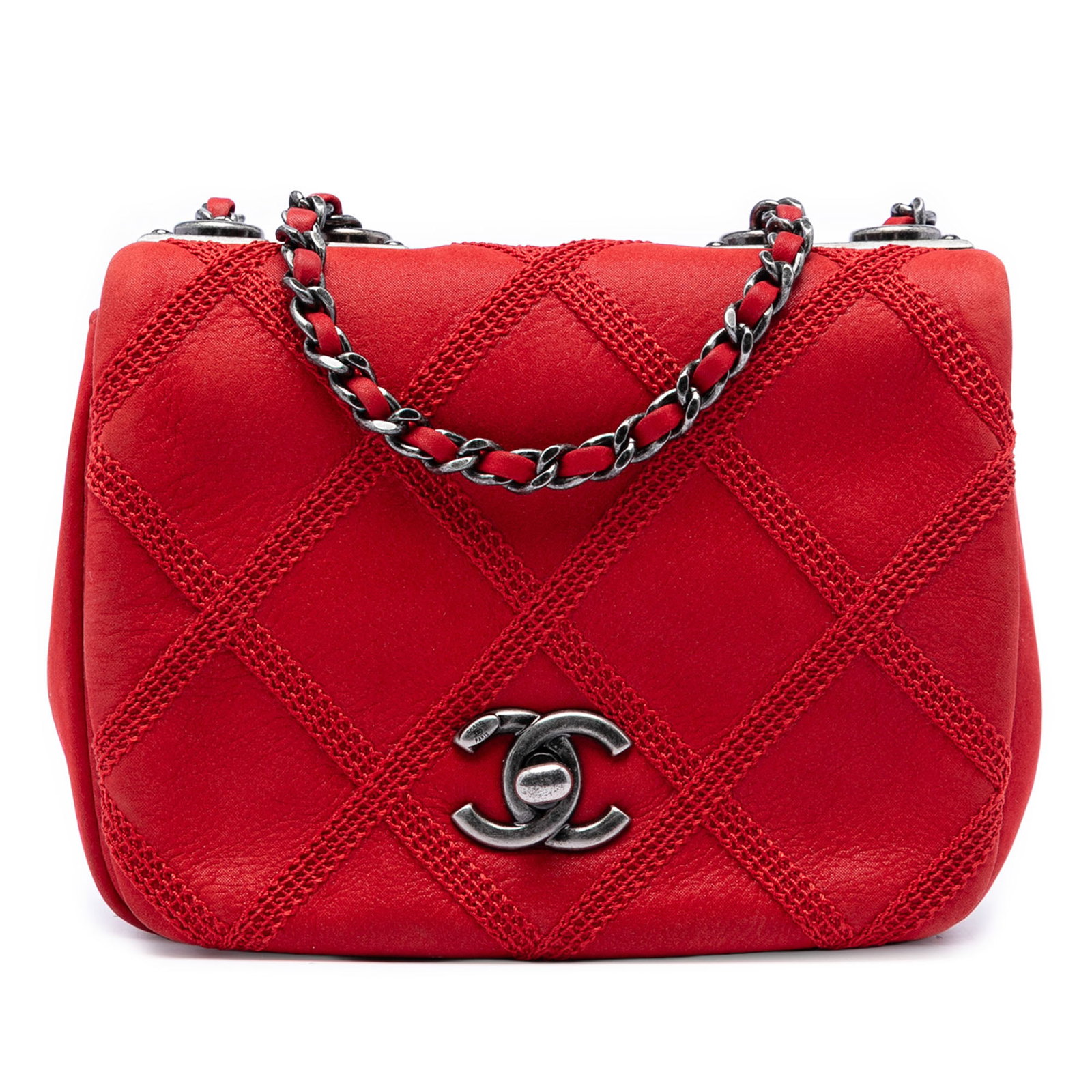 Chanel Mini CC Diamond Stitch Iridescent Calfskin Shoulder Bag (1 of 6)