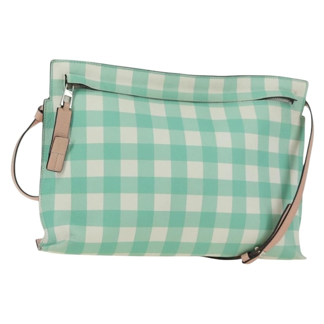 LOEWE Pink Silver Leather Shoulder Bag Made in Spain: LOEWE Pink Silver Leather Shoulder Bag Made in Spain Authentic LOEWE shoulder bag in pink and silver leather, made in Spain. This women's bag features a slim profile with an adjustable shoulder strap.