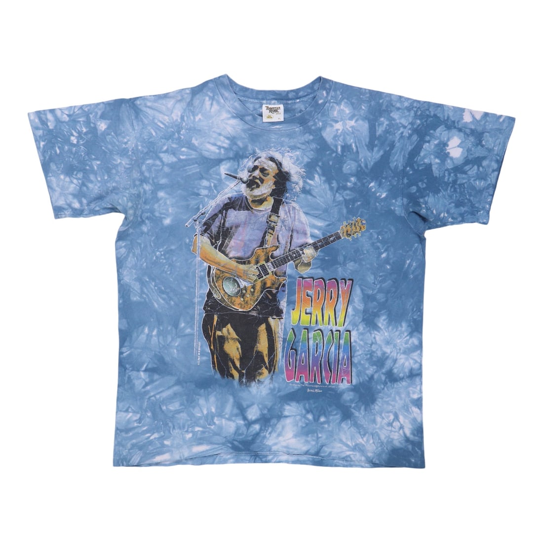 Vintage Jerry Garcia Tie Dye Cotton Shirt XL 1990s (1 of 5)