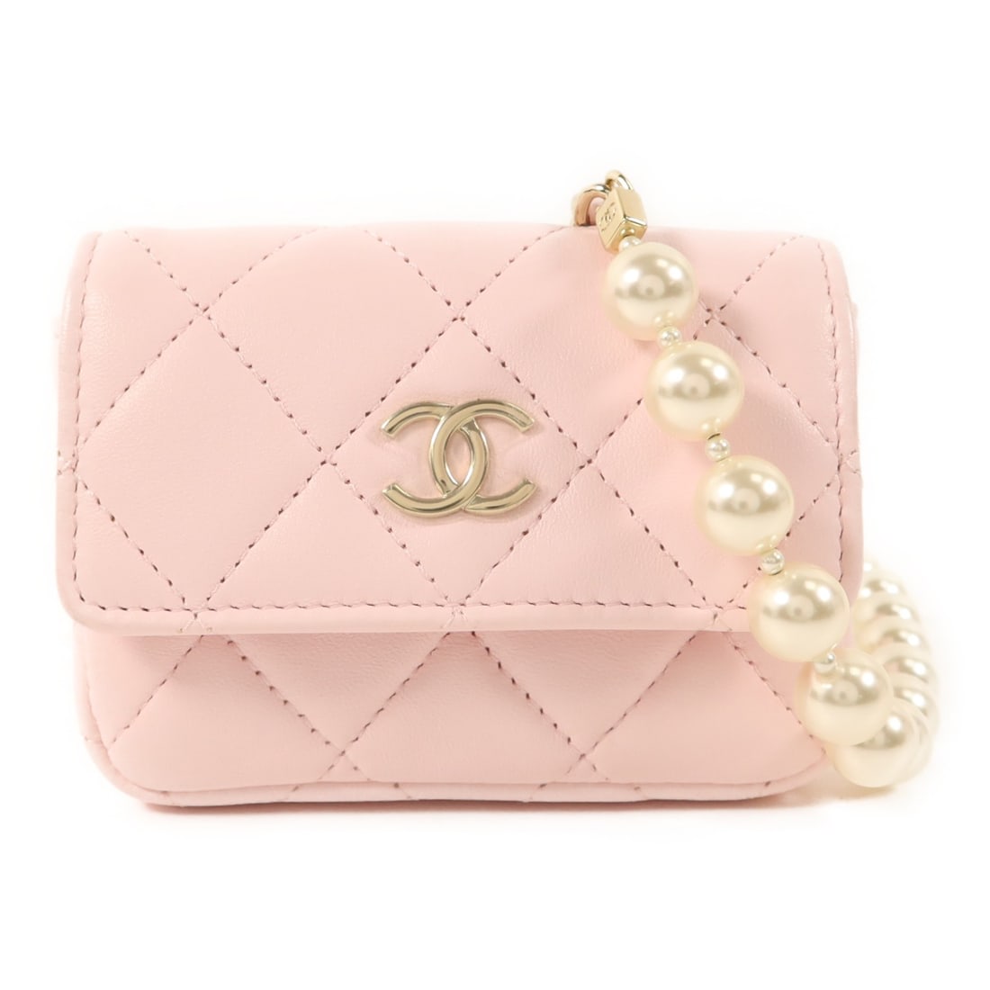CHANEL AP2654 CC Waist Bag Pink Lambskin Gold Tone Hardware: CHANEL AP2654 CC Waist Bag Pink Lambskin Gold Tone Hardware CHANEL waist/body bag in pink lambskin leather, model AP2654. Made in France, this regular-size women's bag features a magnetic pocket and c