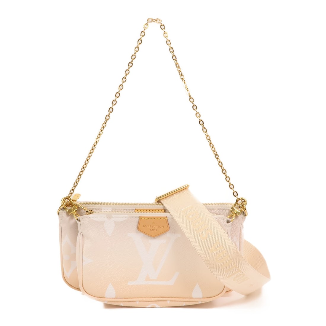 Louis Vuitton M57634 Multi Pochette Accessoires Monogram Giant 2 Way Bag: Louis Vuitton M57634 Multi Pochette Accessoires Monogram Giant 2 Way Bag Louis Vuitton Multi Pochette Accessoires 2-way shoulder bag in Monogram Giant PVC coated canvas. This women's bag features an
