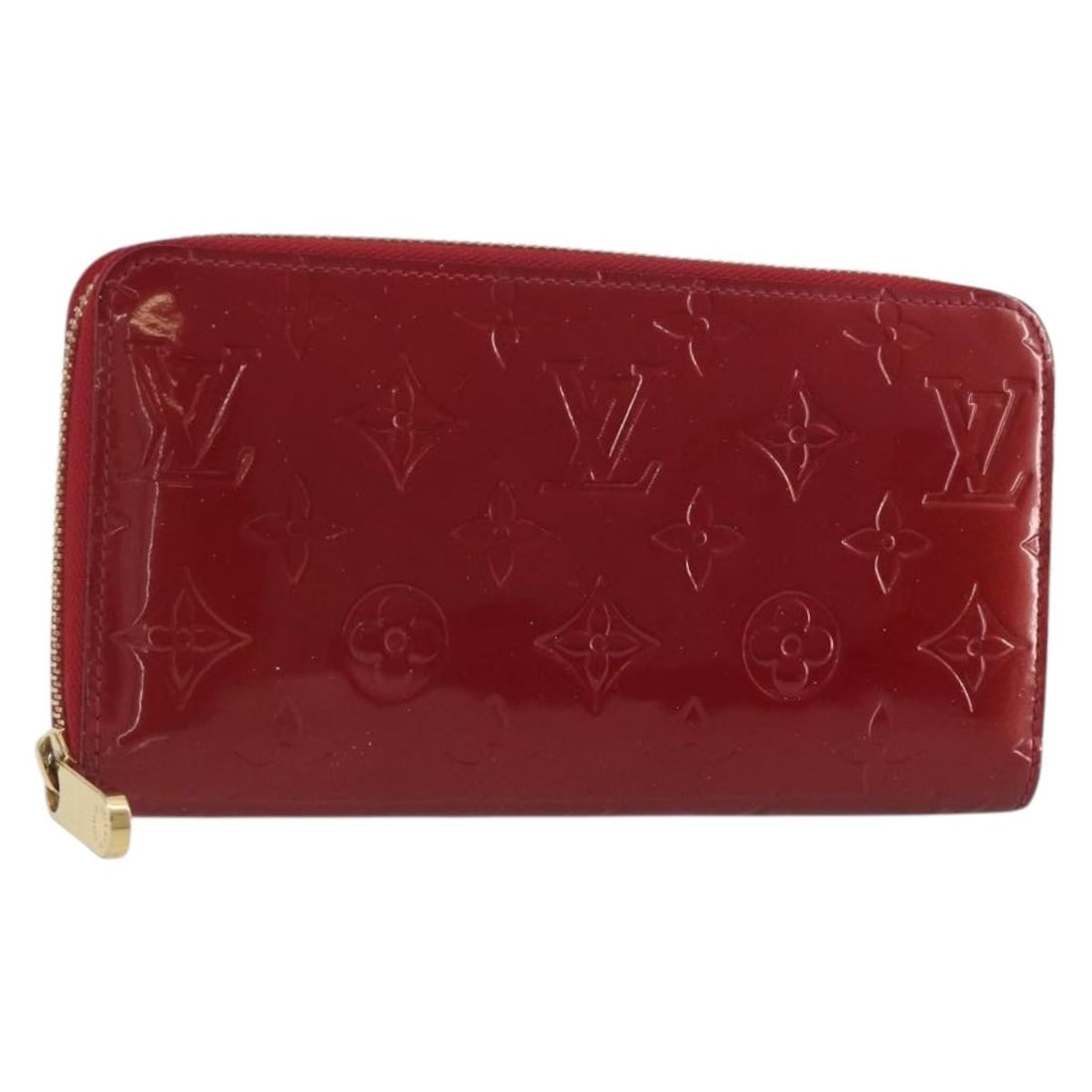 Louis Vuitton M91732 Zippy Long Wallet Patent Leather Rouge Grunadine: Louis Vuitton M91732 Zippy Long Wallet Patent Leather Rouge Grunadine Louis Vuitton Monogram Vernis Zippy Wallet in Rouge Grunadine, crafted in patent leather. This women's long wallet includes a dust