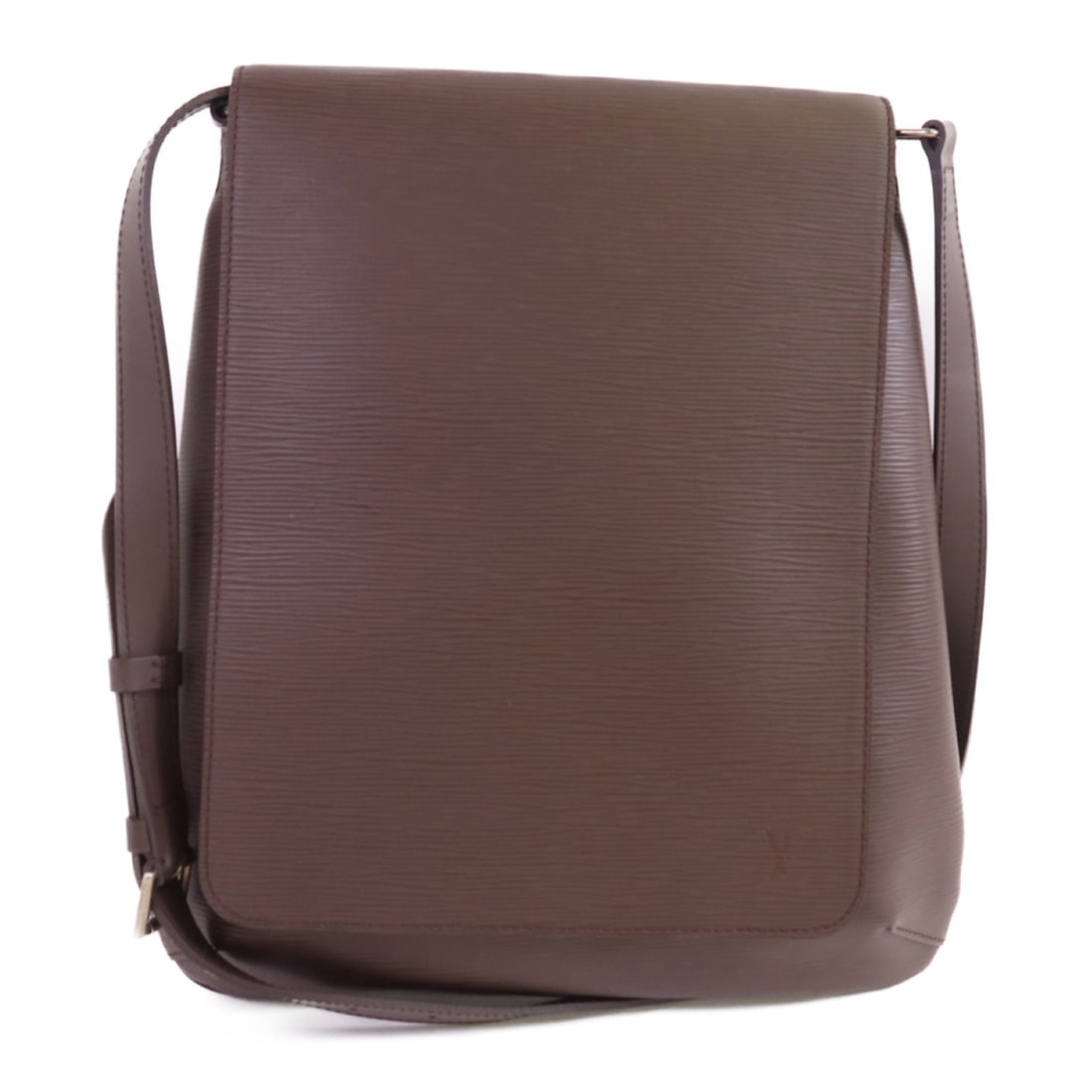 Louis Vuitton Musette Salsa GM Brown Epi Shoulder Bag: Louis Vuitton Musette Salsa GM Brown Epi Shoulder Bag Louis Vuitton Musette Salsa GM shoulder bag in brown Epi and calfskin leather. This France-made bag features a flap design with an open interior p