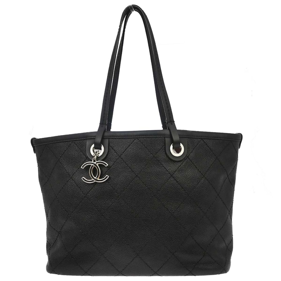 CHANEL On The Road Shopping Fever Black Caviar Leather Tote (1 of 18)