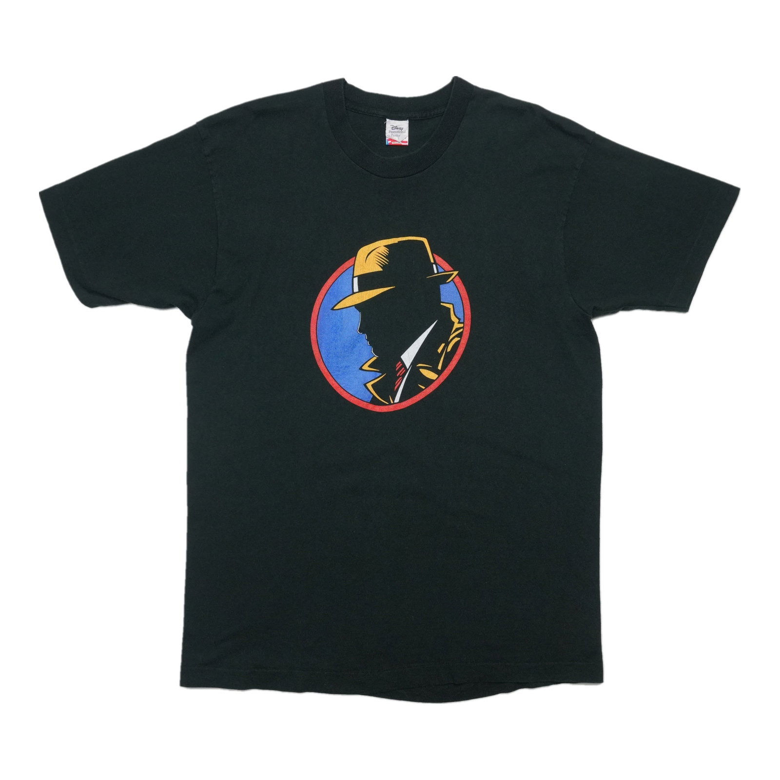 Black Vintage Dick Tracy Graphic Shirt by Disney 1990s (1 of 4)