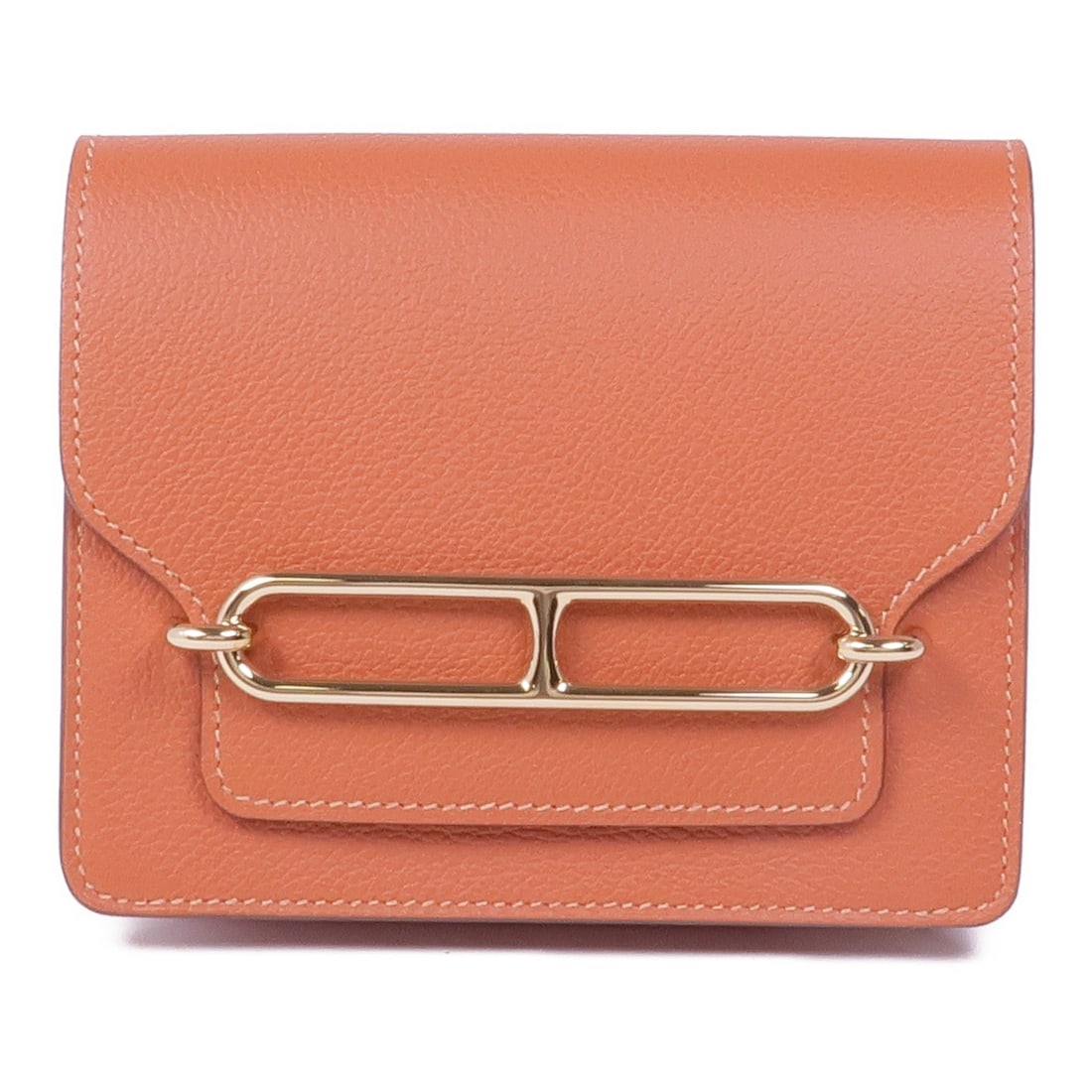 HERMES Roulis Slim Compact Wallet Evercolor Calfskin Blue Frida: HERMES Roulis Slim Compact Wallet Evercolor Calfskin Blue Frida Hermes Roulis Slim compact bi-fold wallet in Evercolor leather and calfskin, featuring a brown, blue, and blush color combination with B