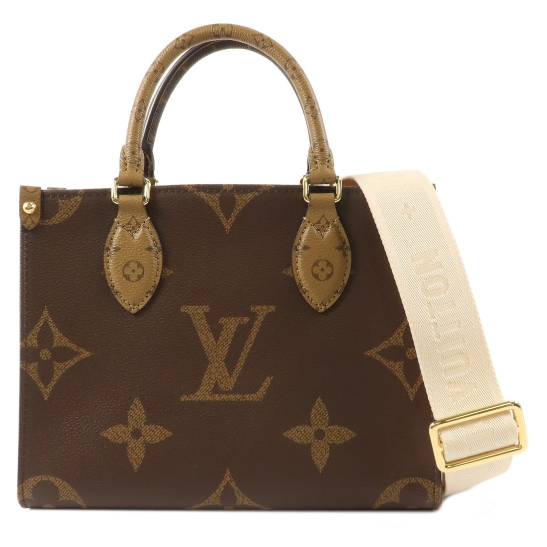 Louis Vuitton OnTheGo PM M46373 Monogram Giant 2 Way Brown Bag (1 of 14)
