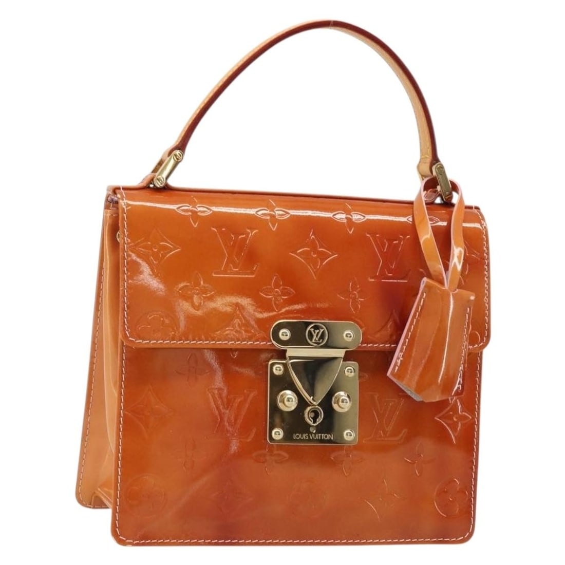 Louis Vuitton Spring Street Monogram Vernis Patent Handbag Pink M91033 (1 of 18)