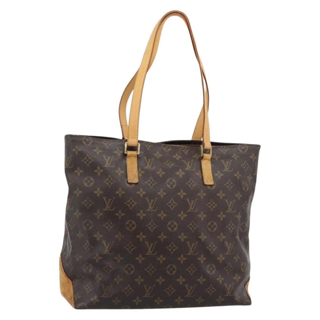Louis Vuitton M51148 Cabas Piano Monogram Canvas Womens Tote: Louis Vuitton M51148 Cabas Piano Monogram Canvas Womens Tote Louis Vuitton Monogram Cabas Piano Tote Bag, style M51148, made in France from Monogram Canvas. This women's tote features a Monogram exter