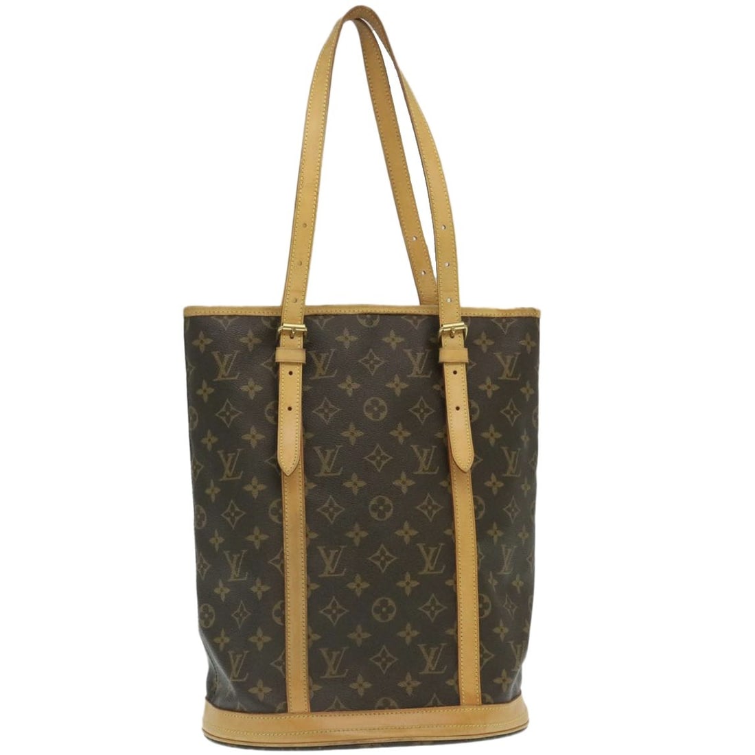 Louis Vuitton M42236 Monogram Canvas GM Bucket Shoulder Bag: Louis Vuitton M42236 Monogram Canvas GM Bucket Shoulder Bag Louis Vuitton Monogram Bucket GM shoulder bag in Monogram canvas, made in France. This women's shoulder bag is offered as the item only; box