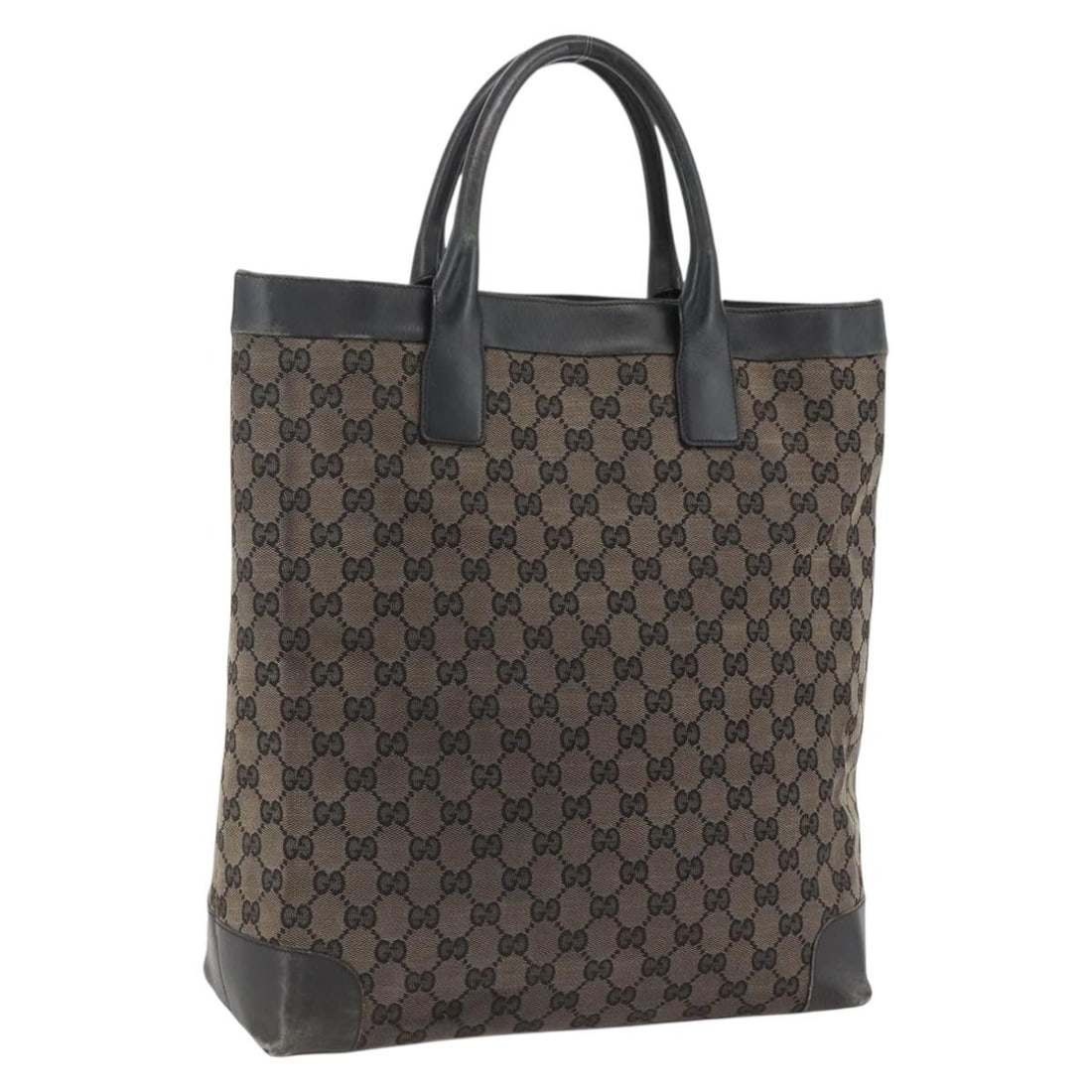 Gucci GG Canvas Silver Navy Women's Handbag 002 1121 1669 Italy: Gucci GG Canvas Silver Navy Women's Handbag 002 1121 1669 Italy This GUCCI GG Canvas Hand Bag features a silver and navy canvas exterior with the signature GG pattern. Designed for women, the bag is c