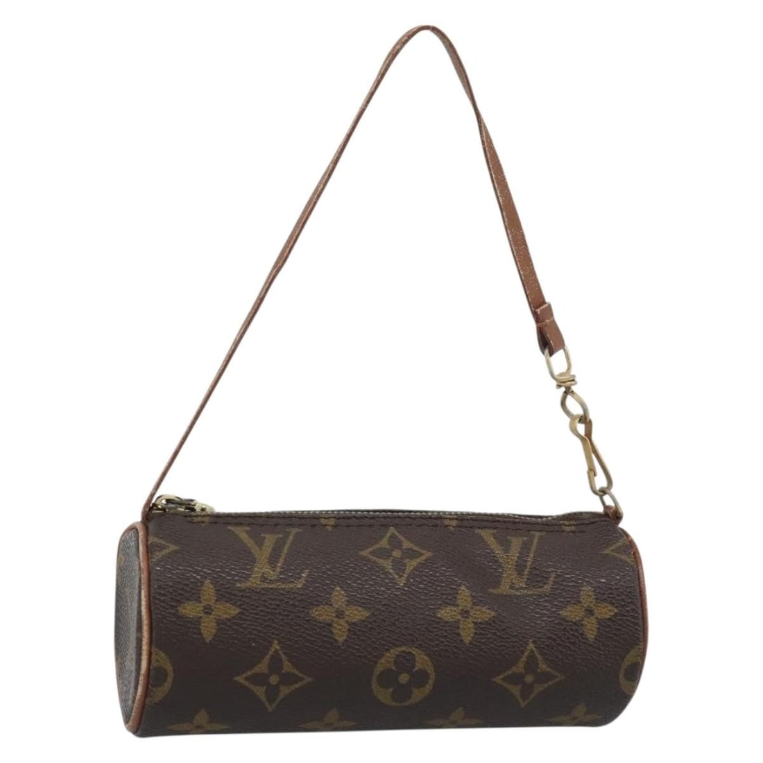 Louis Vuitton Papillon Monogram Canvas Pouch France 191513: Louis Vuitton Papillon Monogram Canvas Pouch France 191513 Authentic Louis Vuitton Papillon pouch in Monogram canvas. This women's pouch was made in France and is offered without the original box or d