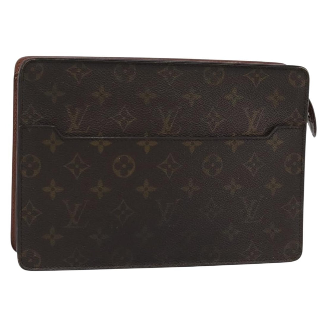 Louis Vuitton M51795 Pochette Homme Monogram Canvas Clutch: Louis Vuitton M51795 Pochette Homme Monogram Canvas Clutch Louis Vuitton Monogram Pochette Homme clutch bag in Monogram Canvas, made in France. The bag measures approximately 26 cm wide, 18 cm high, a