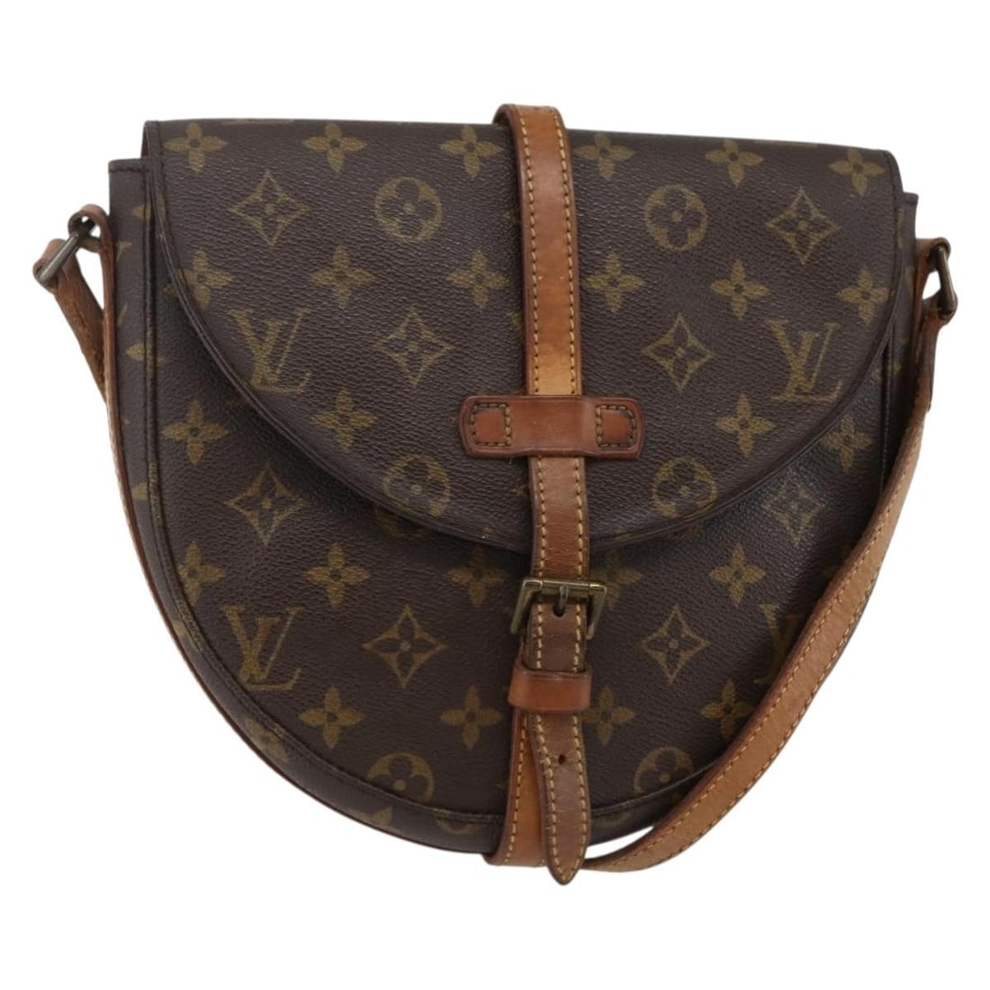 LOUIS VUITTON Monogram Chantilly MM Shoulder Bag M51233 Auth France: LOUIS VUITTON Monogram Chantilly MM Shoulder Bag M51233 Auth France Introducing the LOUIS VUITTON Monogram Chantilly MM Shoulder Bag, a timeless accessory that effortlessly combines style and function