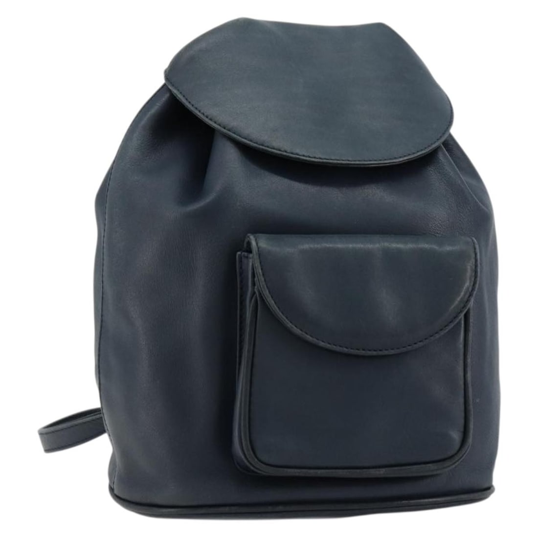 Christian Dior Leather Backpack in Gold and Blue: Christian Dior Leather Backpack in Gold and Blue Christian Dior leather backpack in gold and blue, made in Italy. This women's backpack is a heavily used piece with visible wear throughout, including 