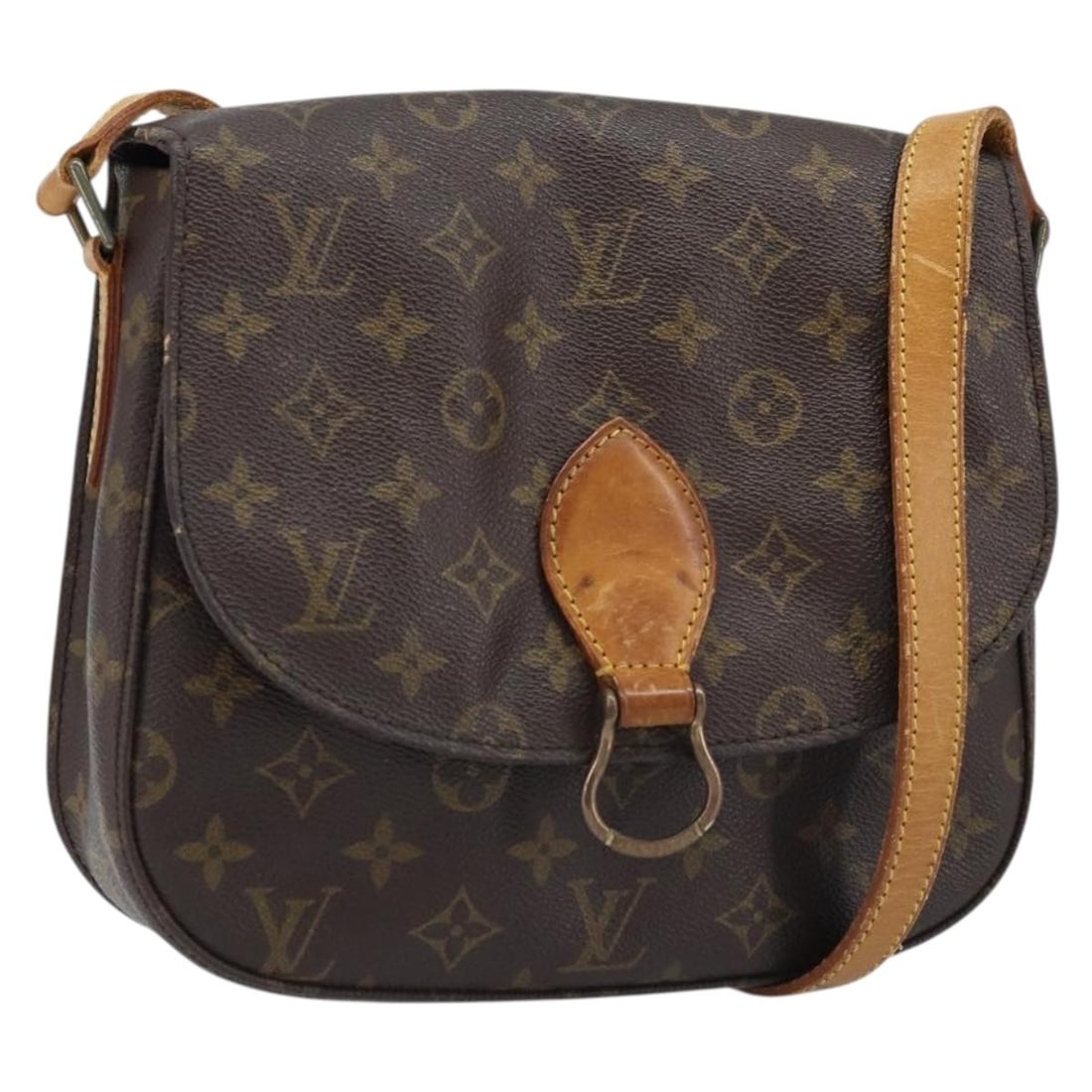 Louis Vuitton M51242 Saint Cloud GM Monogram Shoulder Bag: Louis Vuitton M51242 Saint Cloud GM Monogram Shoulder Bag Louis Vuitton Saint Cloud GM shoulder bag in Monogram canvas, model M51242, made in France. This women's bag includes only the item shown; ite