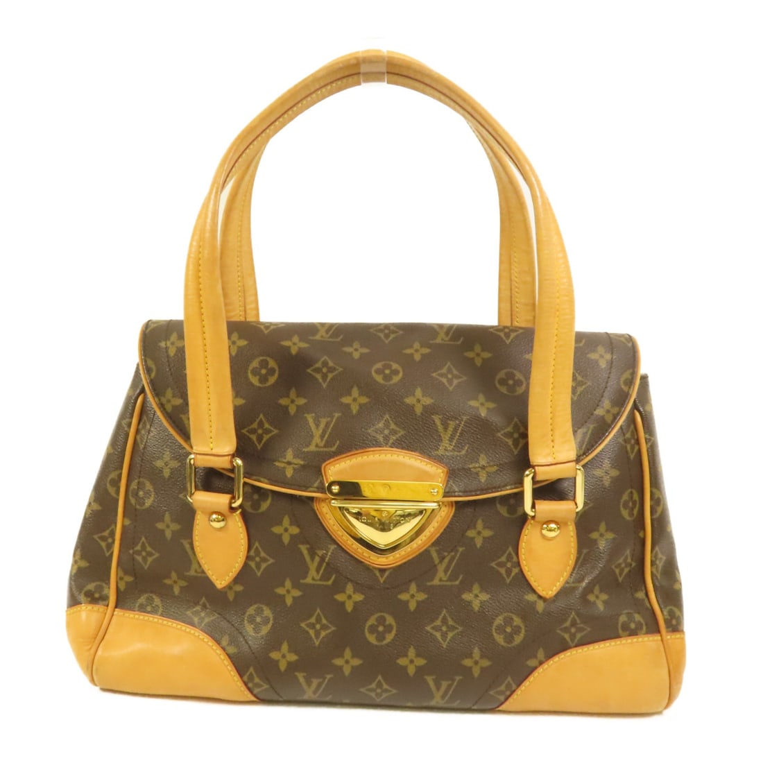 Louis Vuitton Beverly GM M40120 Monogram Shoulder Bag Brown: Louis Vuitton Beverly GM M40120 Monogram Shoulder Bag Brown Louis Vuitton Beverly GM shoulder bag in brown Monogram x PVC coated canvas. It is a women's regular-size shoulder bag made in France, model