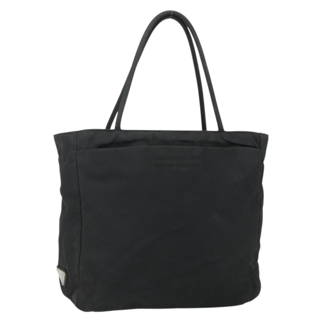 Prada black nylon women's tote with guarantee card: Prada black nylon women's tote with guarantee card This PRADA tote bag is crafted from black nylon and features a compact, practical design. Made in Italy, it is designed for women and includes a guar
