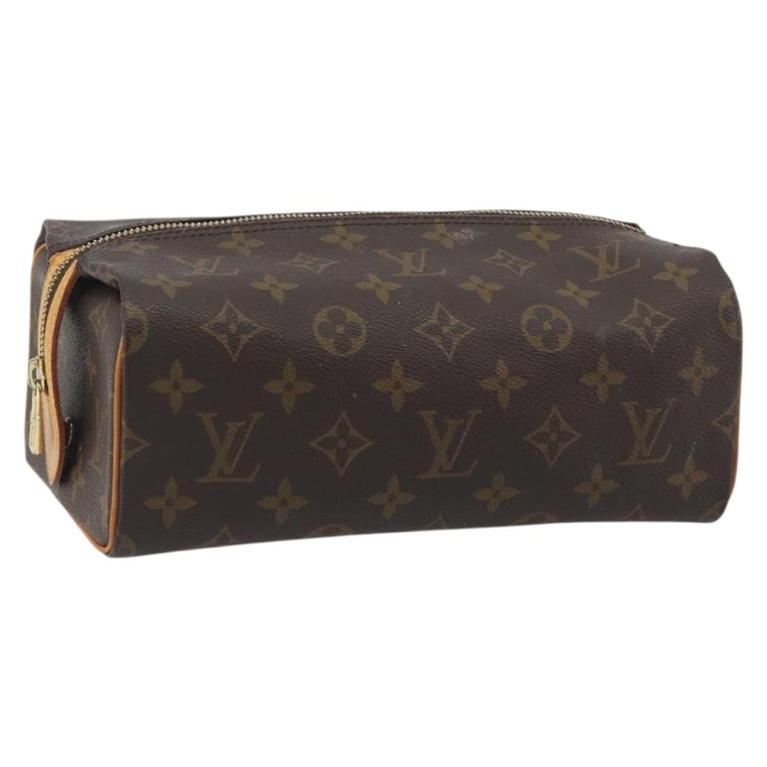 Louis Vuitton M47636 Trousse Patte Pression Monogram Cosmetic Pouch: Louis Vuitton M47636 Trousse Patte Pression Monogram Cosmetic Pouch Louis Vuitton Trousse Patte Pression cosmetic pouch in Monogram canvas, made in France. This women's pouch is offered as the item on