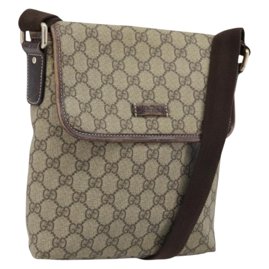 Gucci 223666 GG Supreme PVC Leather Shoulder Bag Beige Gold: Gucci 223666 GG Supreme PVC Leather Shoulder Bag Beige Gold Gucci GG Supreme shoulder bag in gold and beige PVC leather and GG canvas. This women's bag is made in Italy and features an adjustable shou