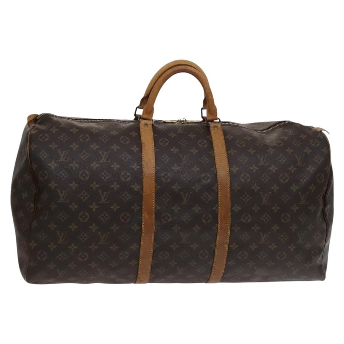 Louis Vuitton Keepall 60 Monogram Canvas Boston Bag M41422 France: Louis Vuitton Keepall 60 Monogram Canvas Boston Bag M41422 France This Louis Vuitton Monogram Keepall 60 Boston Bag (model M41422) is crafted from signature monogram canvas and designed for women. Mad