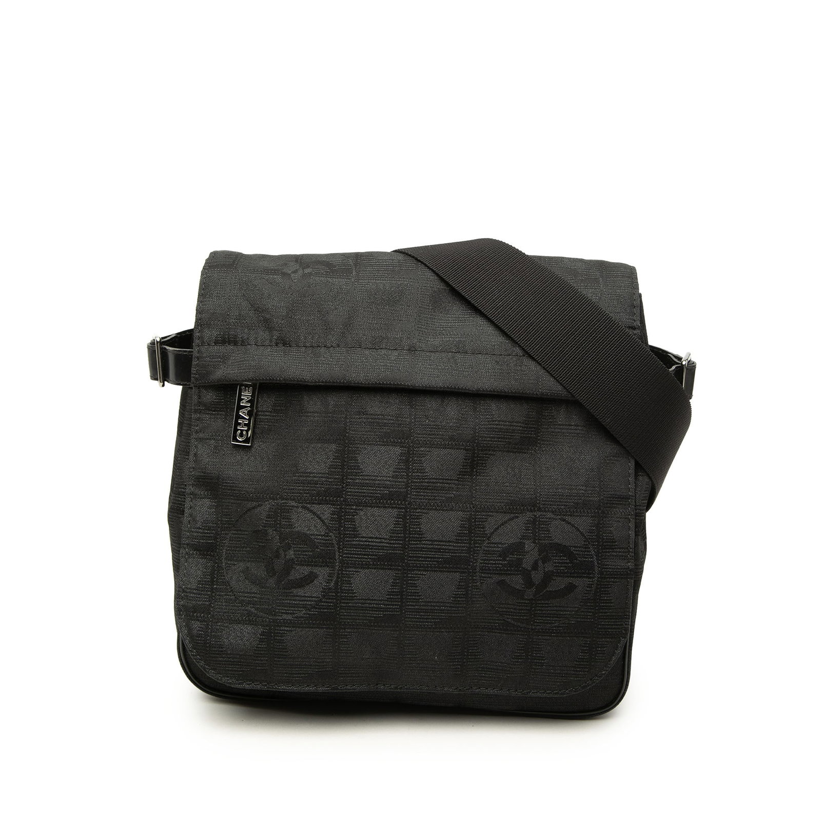 Chanel New Travel Line Black Nylon Crossbody Bag (1 of 7)
